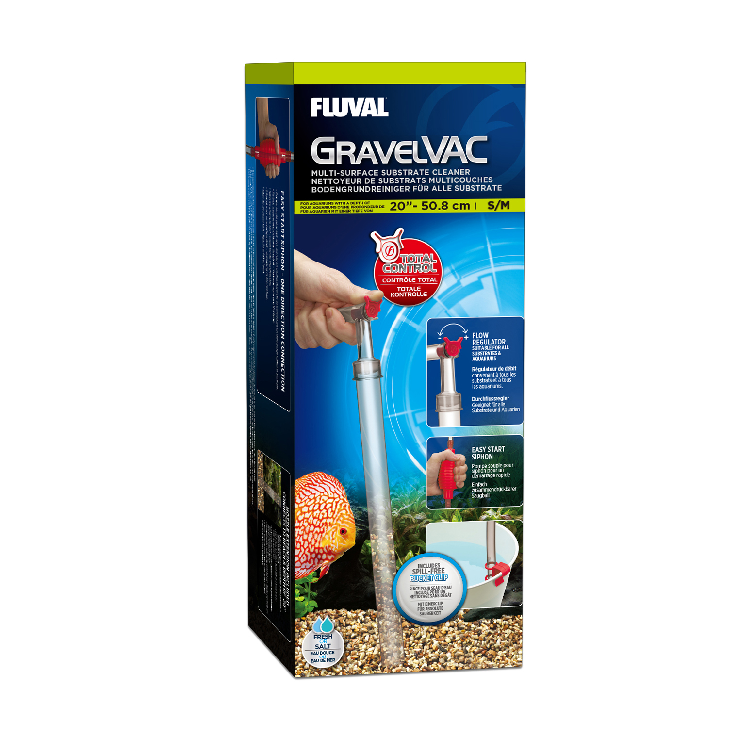 Nettoyeur GravelVac Fluval pour tous les substrats
