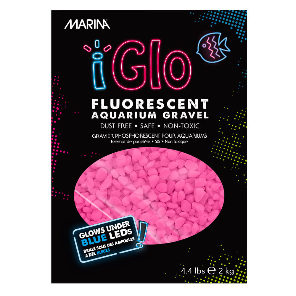 Gravier fluorescent iGlo Marina Rose