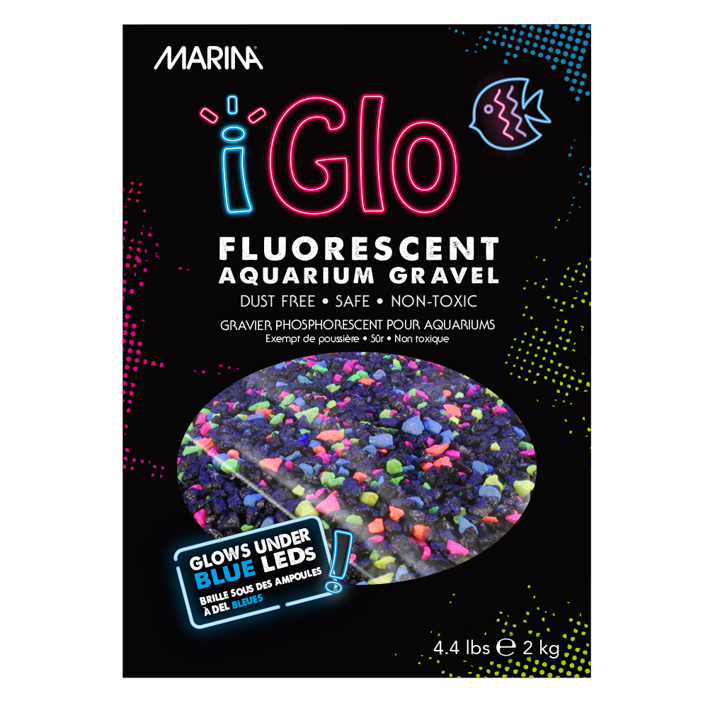 Gravier galactique fluo iGlo Marina Multicolore