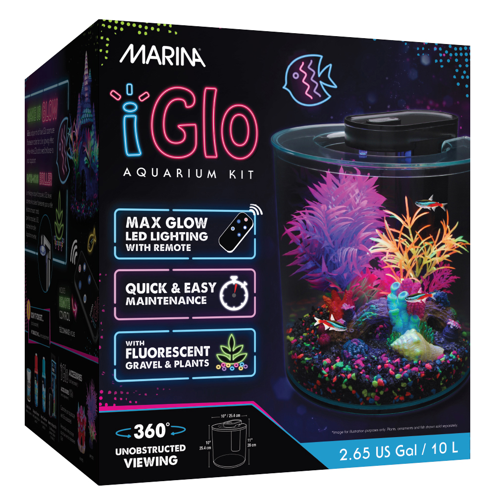 Aquarium équipé Marina 360 iGlo 10L