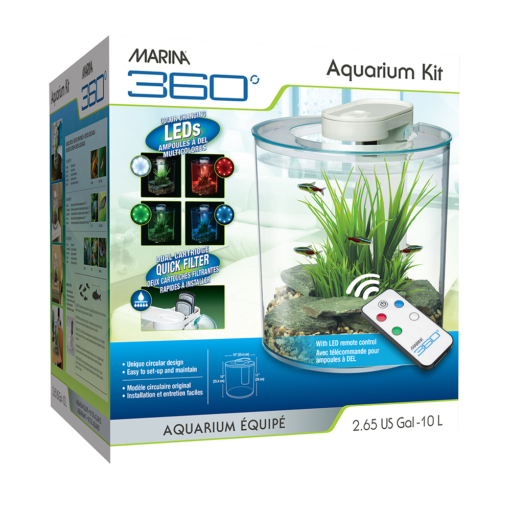 Aquarium équipé Marina 360 10L