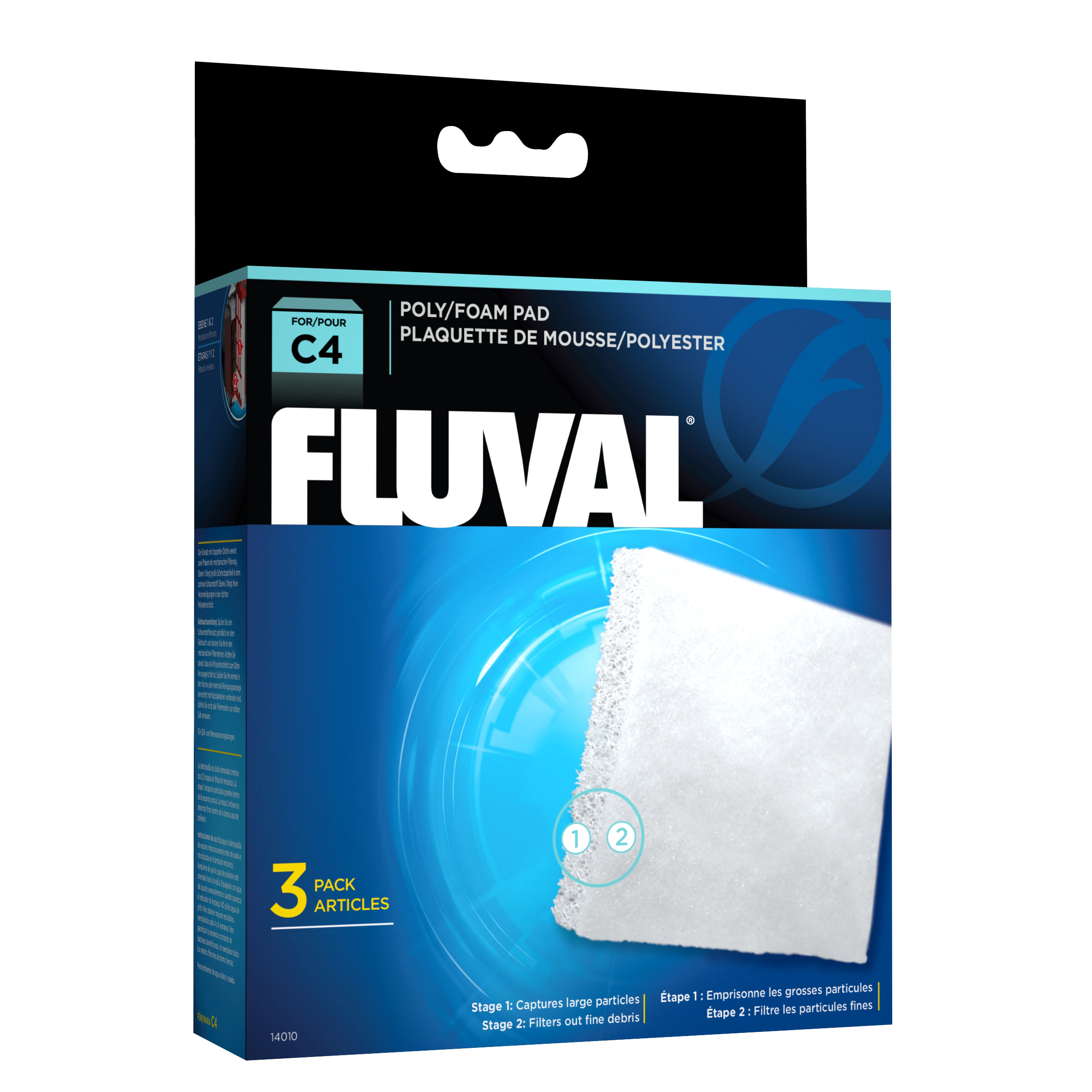 Blocs de polyester/mousse pour filtre à moteur Fluval C4
