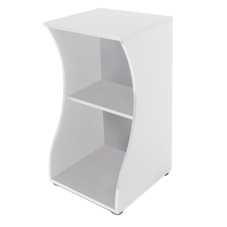 Support pour aquarium équipé Flex Fluval de 57L (15GAL) Blanc (41.5x36.5x75cm)