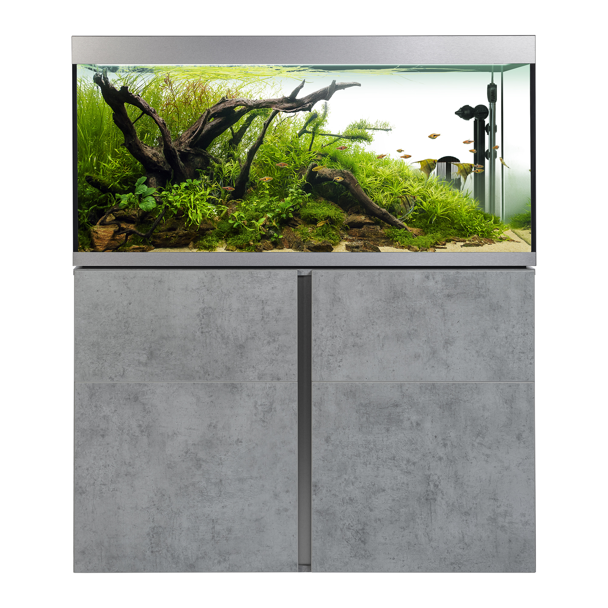 Aquarium équipé Siena Fluval 88GAL Gris béton