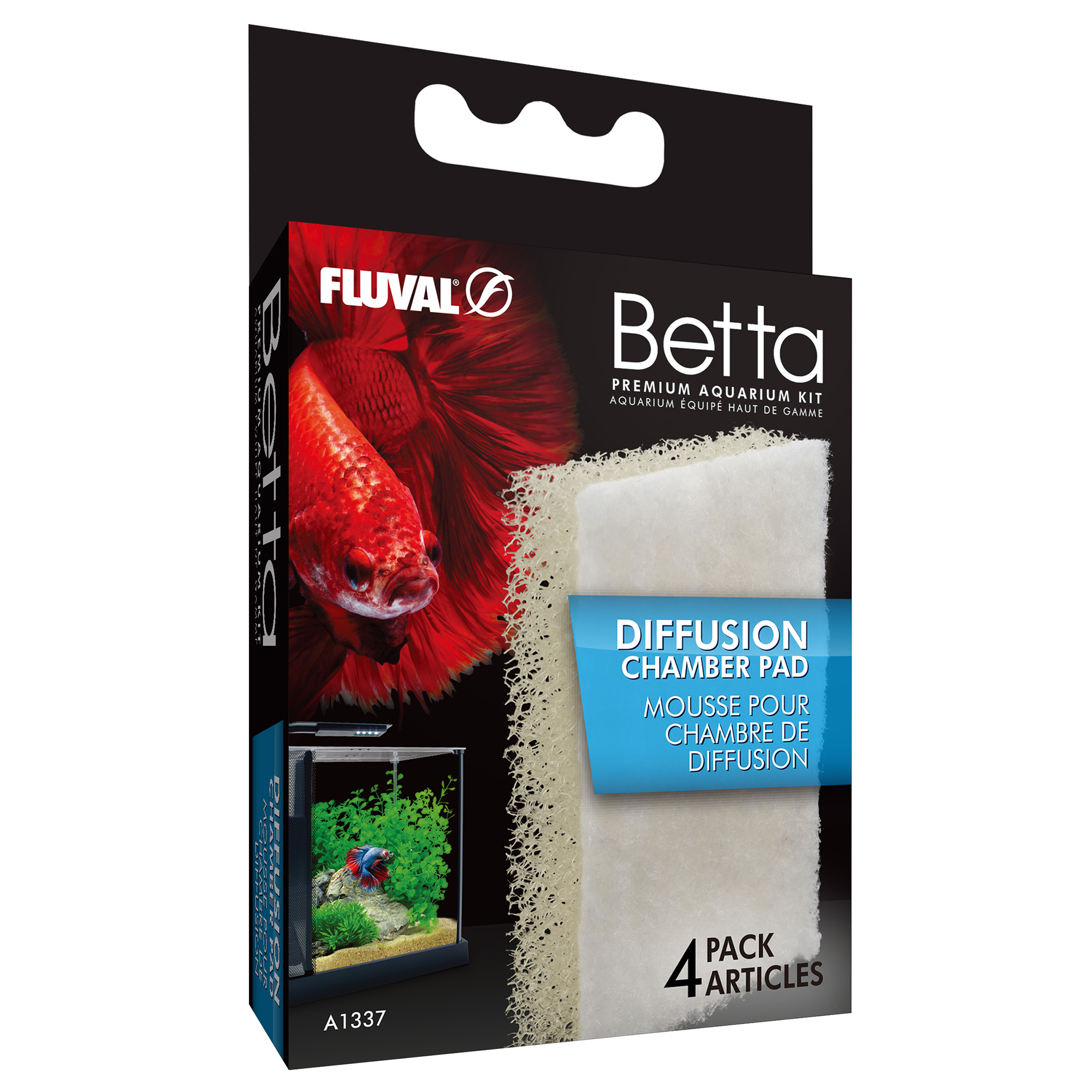 Mousses pour chambre de diffusion Fluval pour bettas