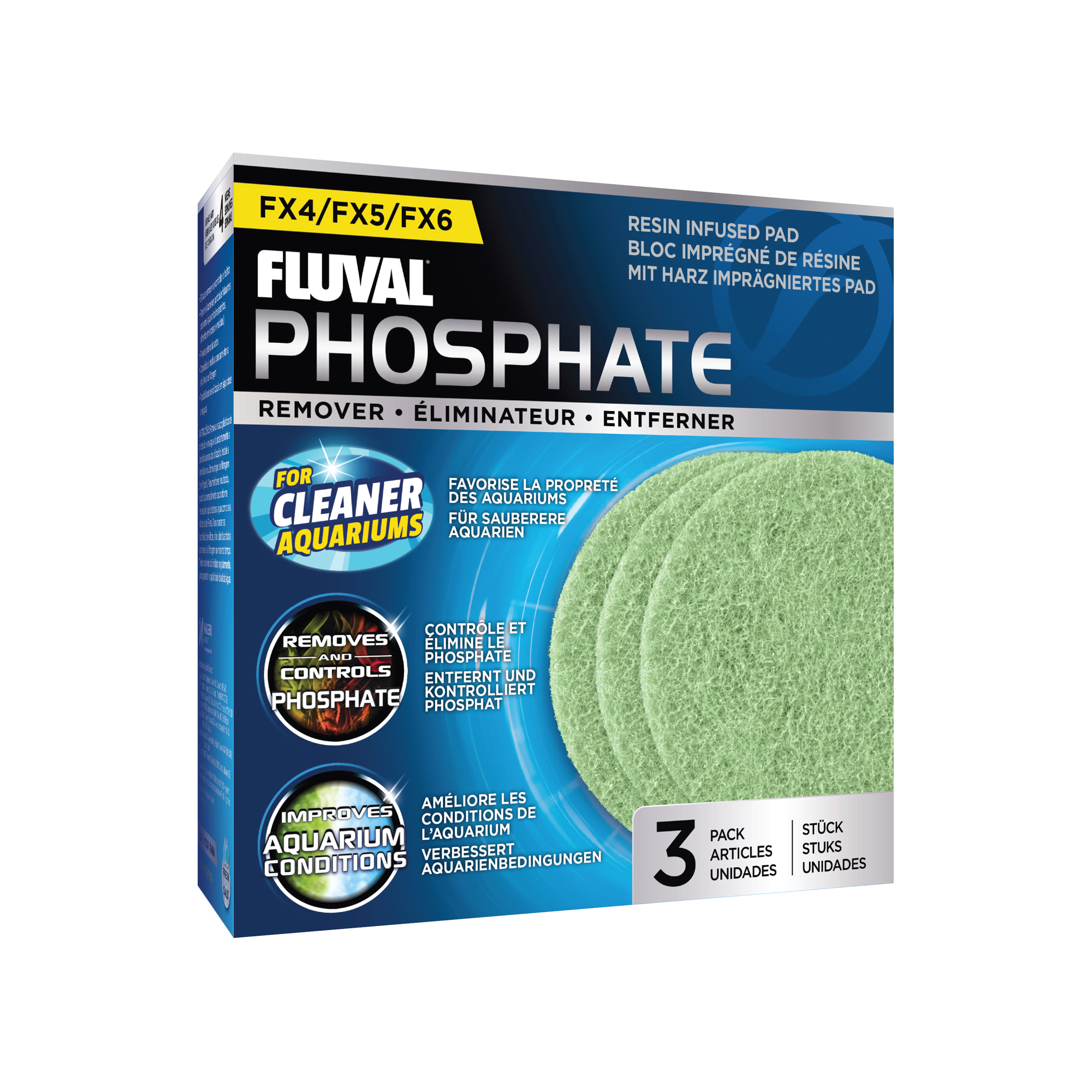 Éliminateur de phosphate pour filtres extérieurs Fluval FX4/FX5/FX6