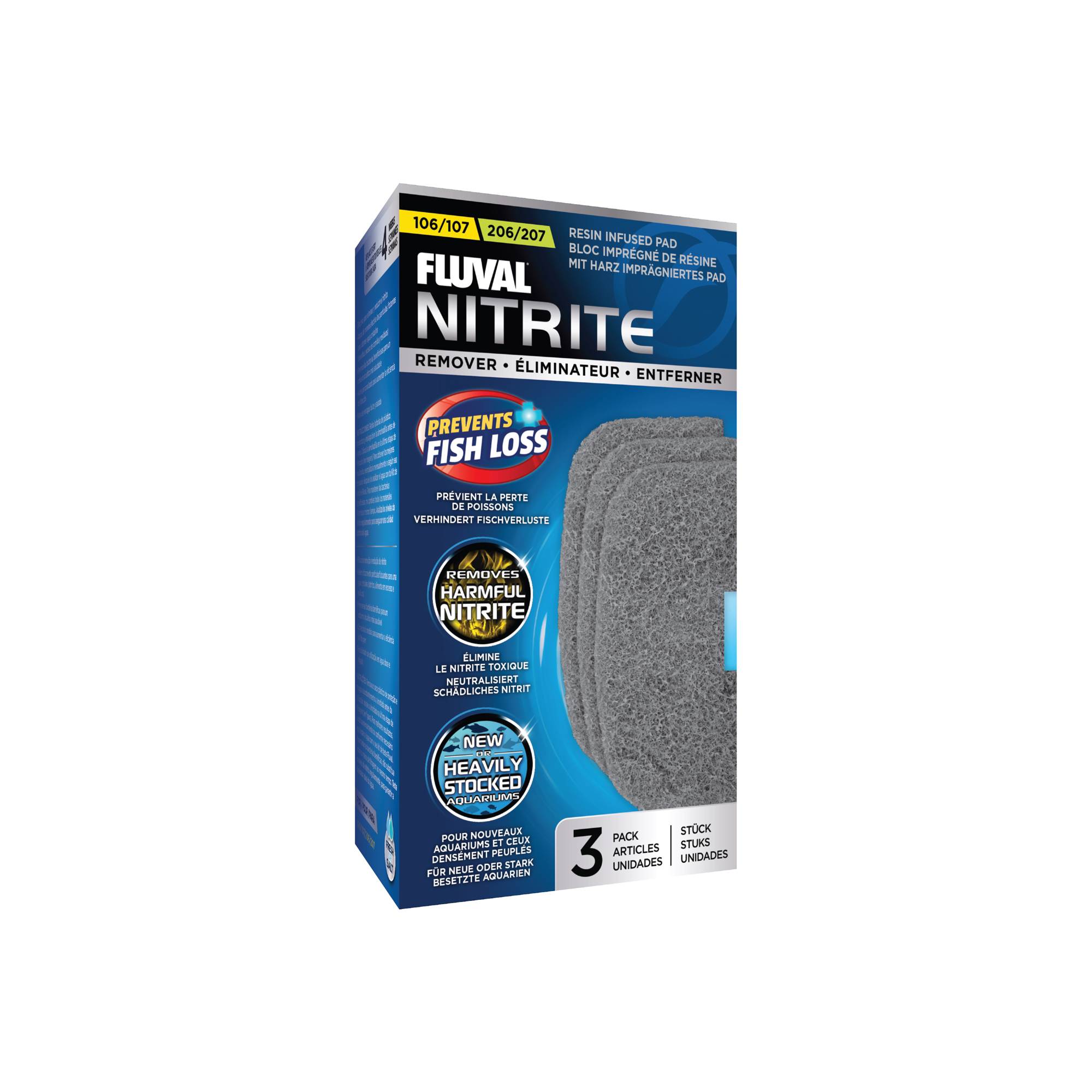 Éliminateur de nitrite pour filtres extérieurs Fluval 106/107 et 206/207