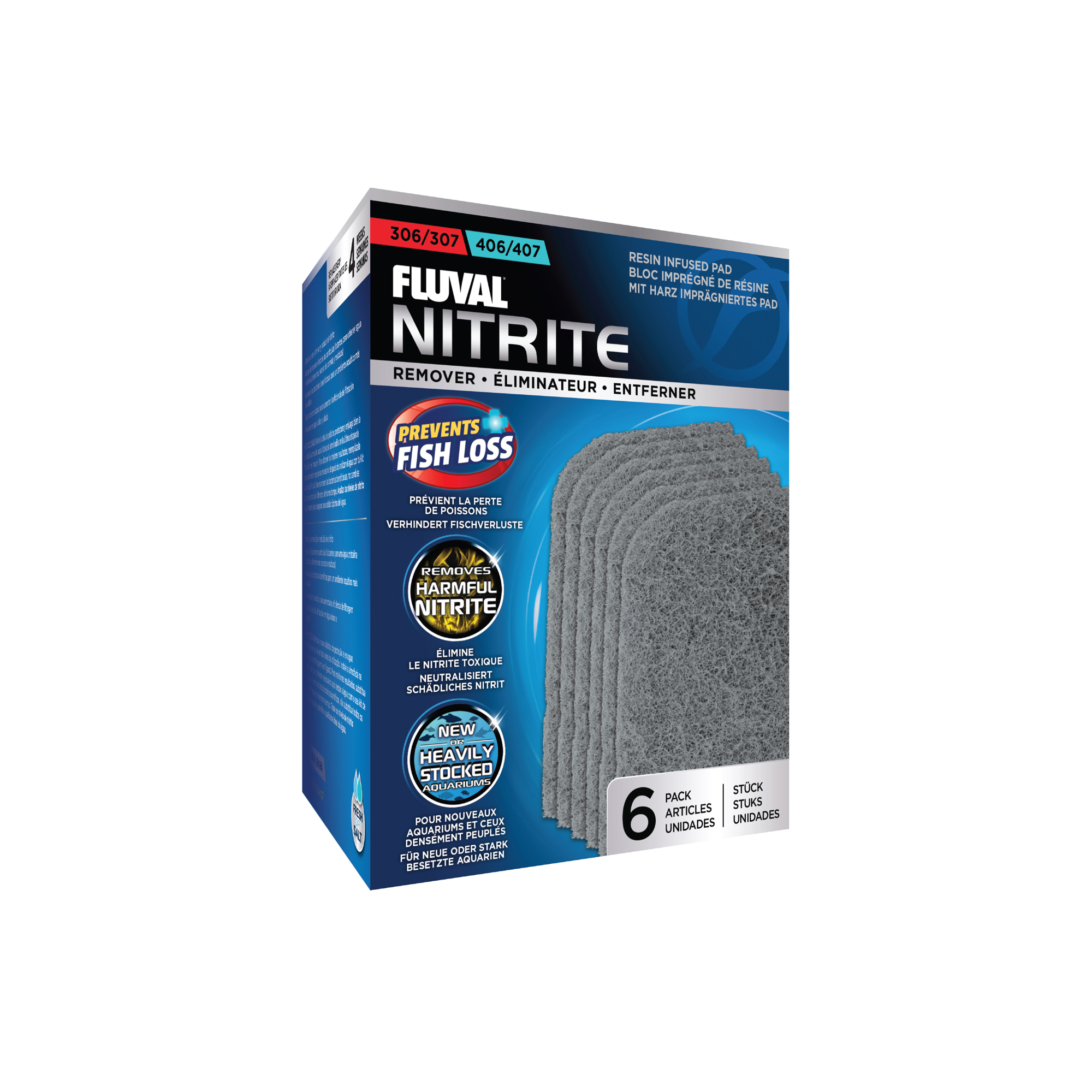 Éliminateur de nitrite pour filtres extérieurs Fluval 306/307 et 406/407