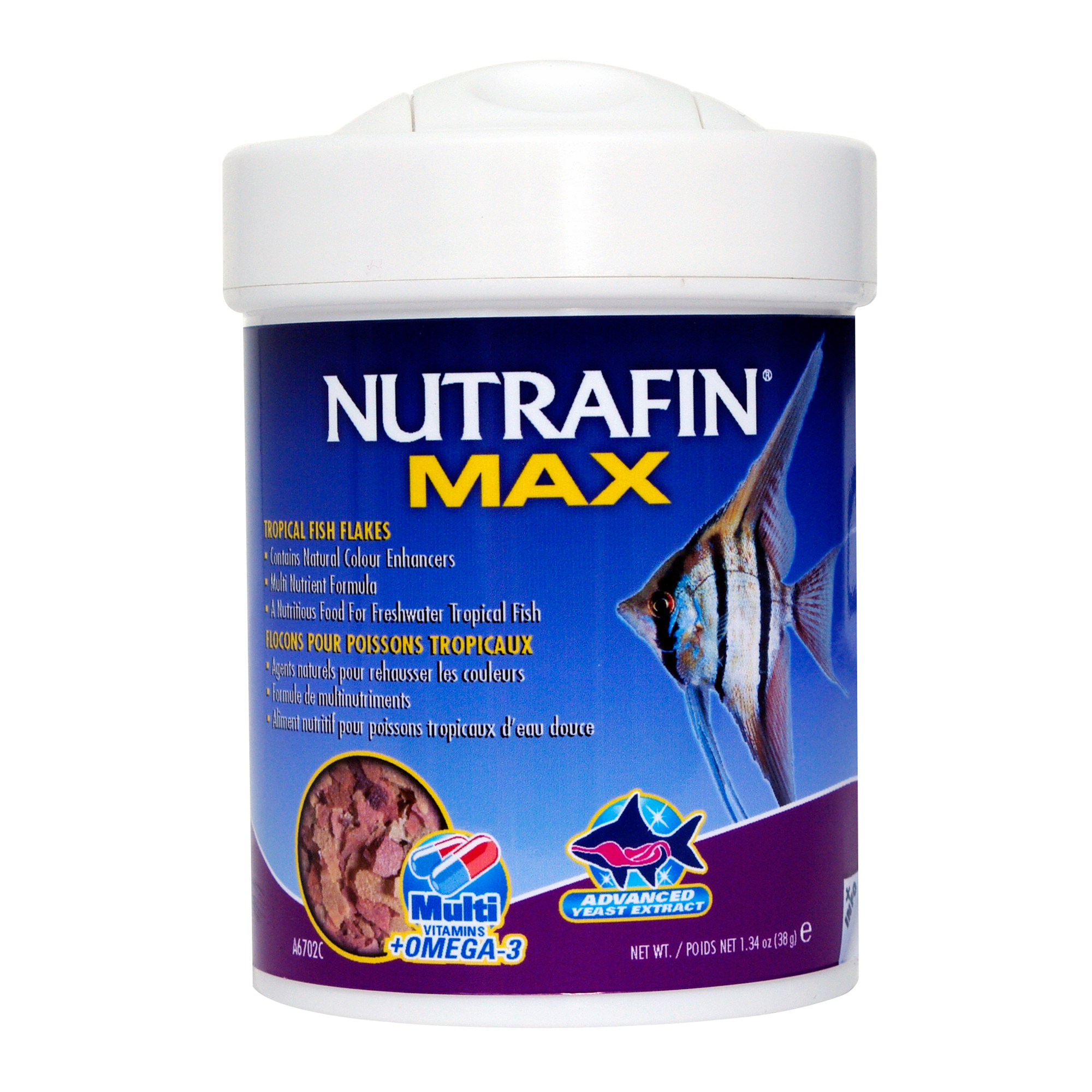Flocons Nutrafin Max pour poissons tropicaux