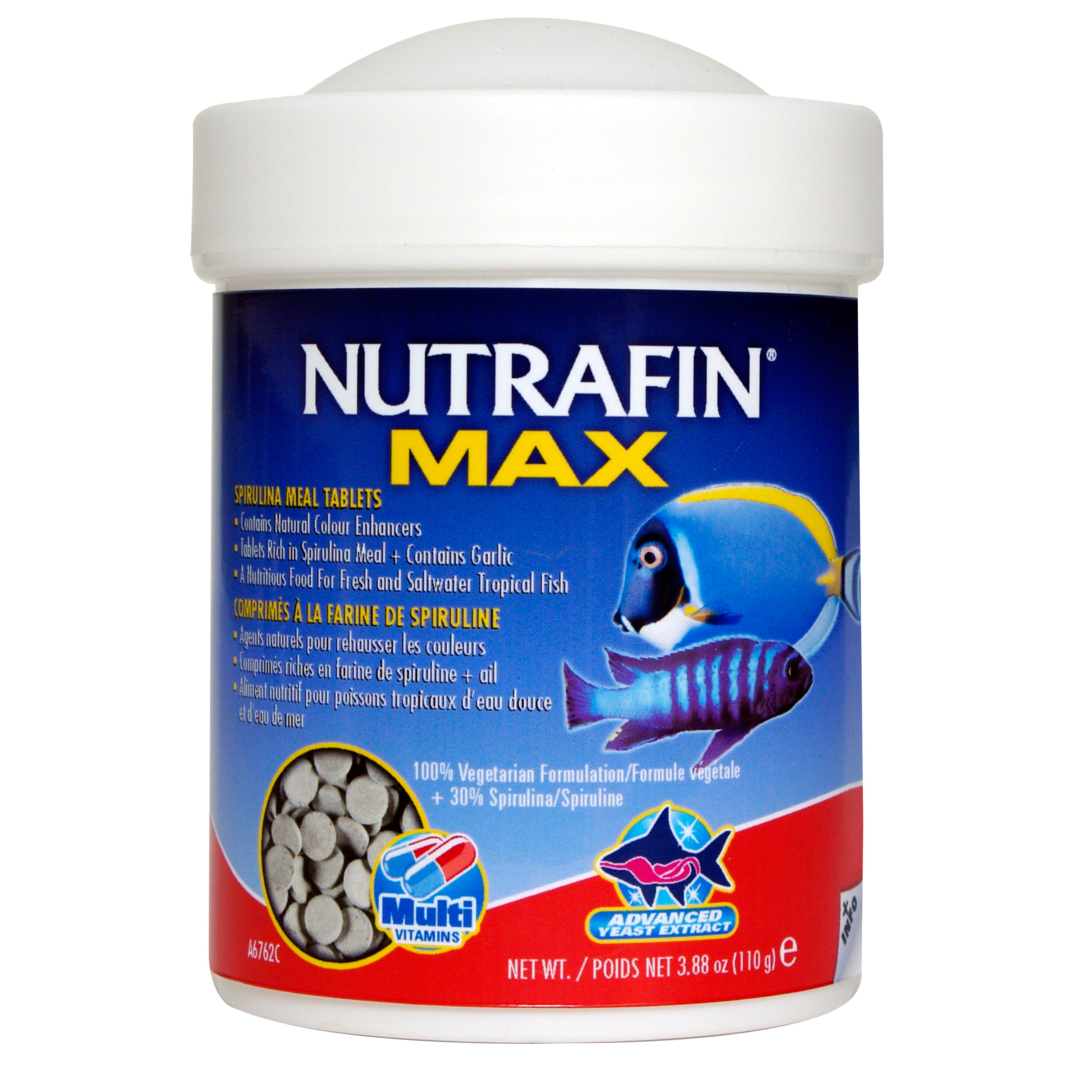 Comprimés Nutrafin Max à la farine de spiruline
