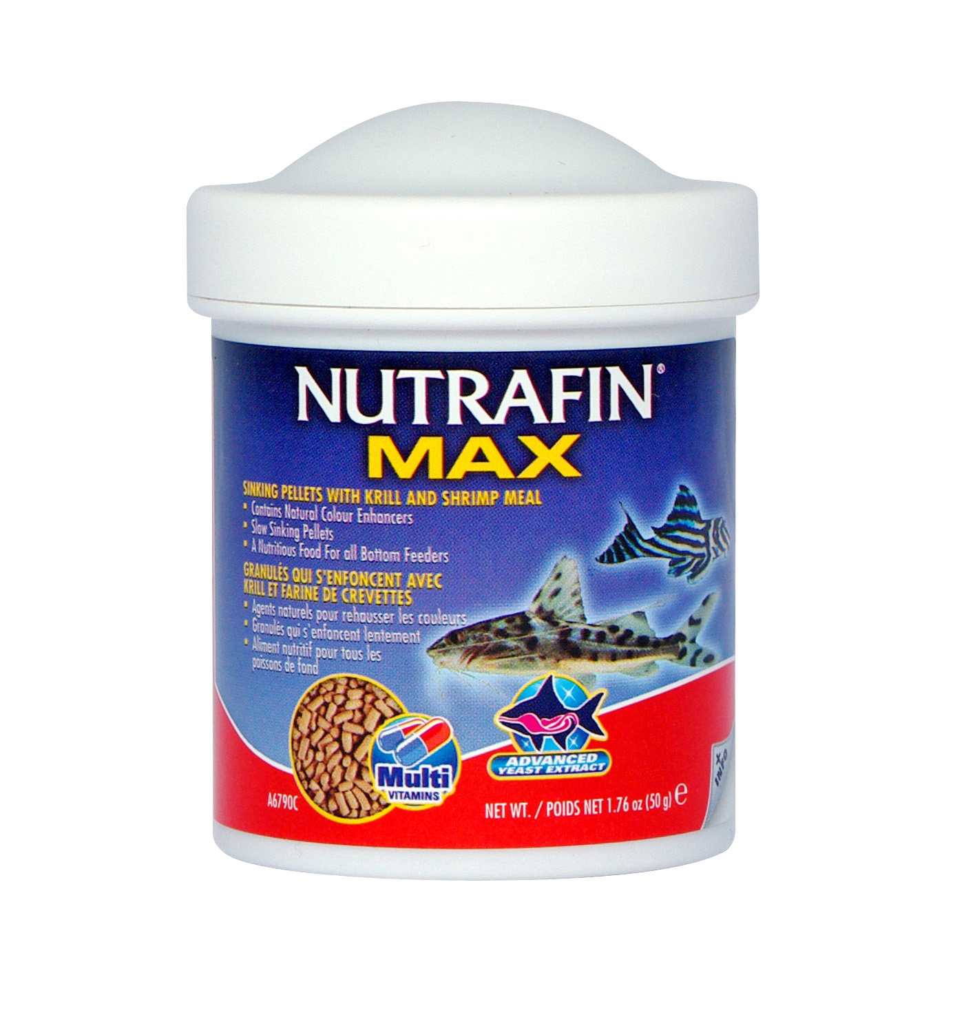 Granulés calants Nutrafin Max avec krill et farine de crevettes