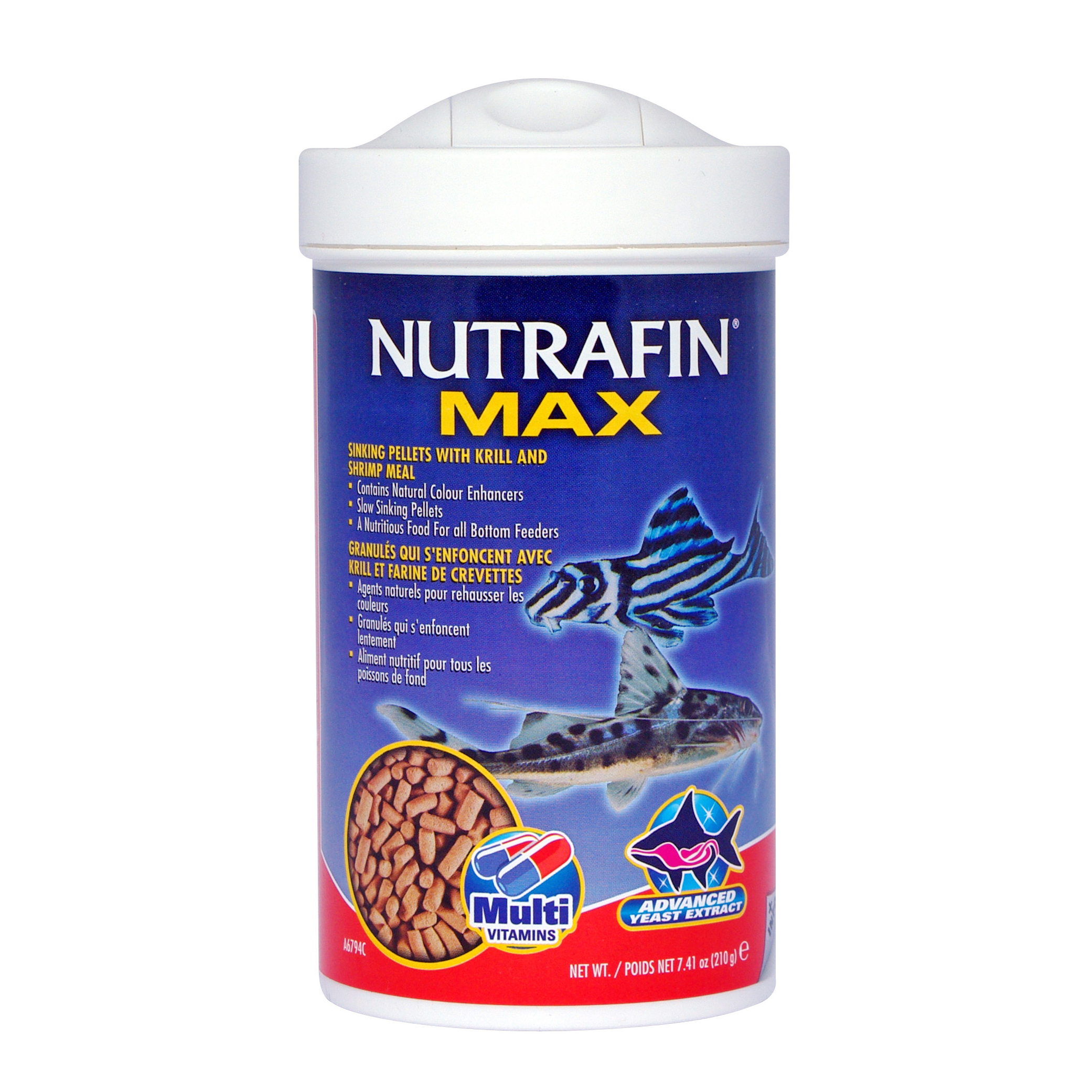 Granulés calants Nutrafin Max avec krill et farine de crevettes