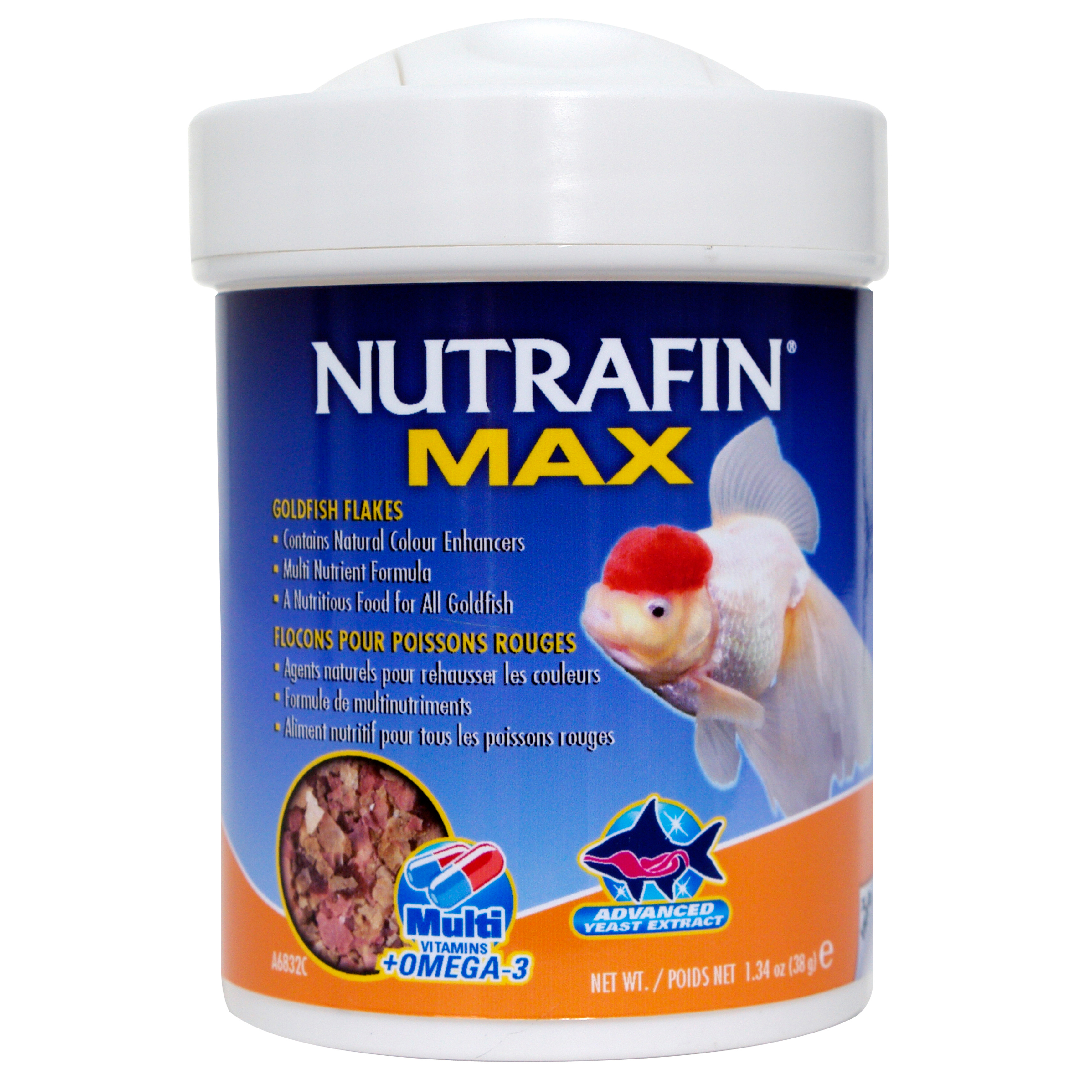 Flocons Nutrafin Max pour poissons rouges