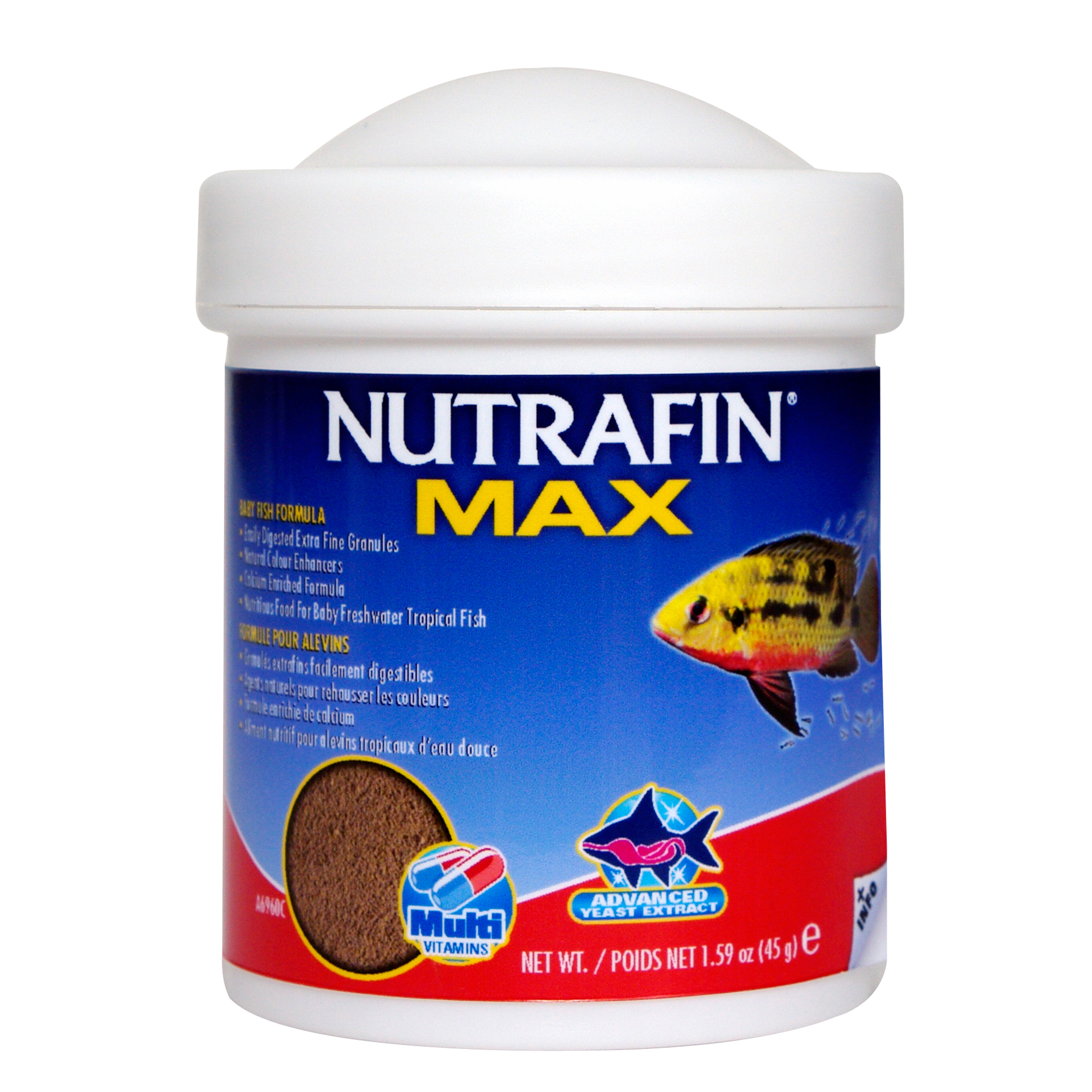 Formule Nutrafin Max pour alevins tropicaux