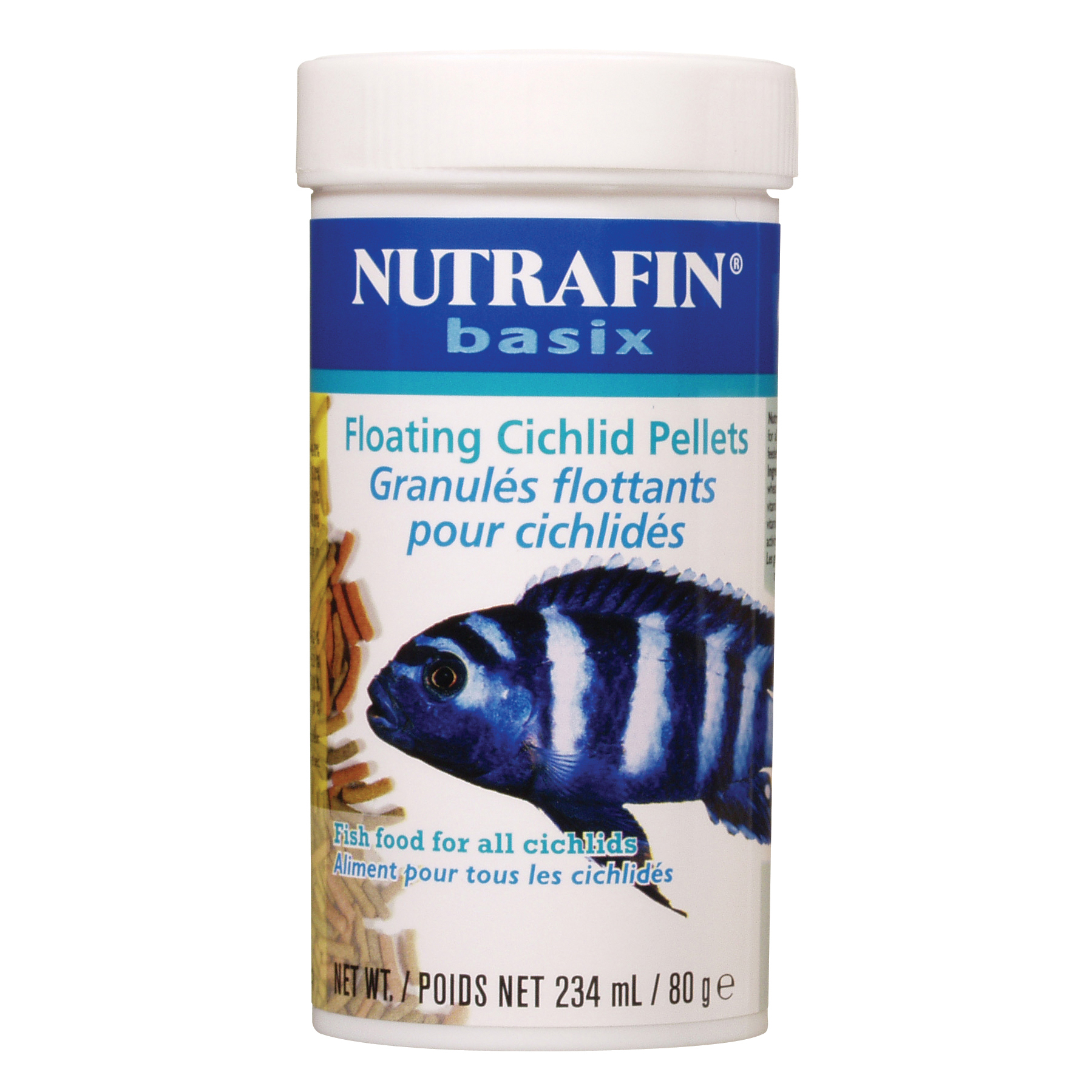 Granulés flottants Nutrafin basix pour cichlidés