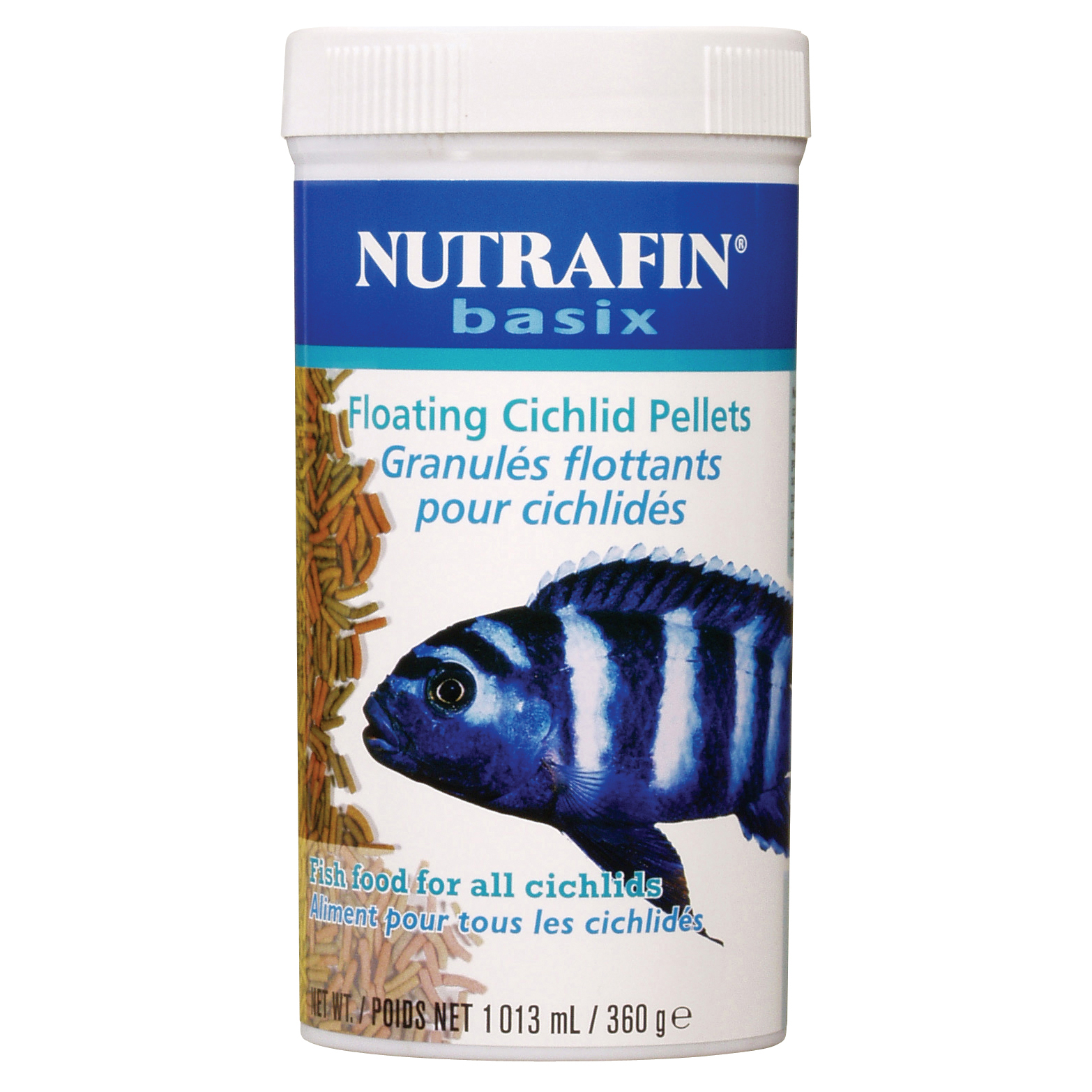 Granulés flottants Nutrafin basix pour cichlidés
