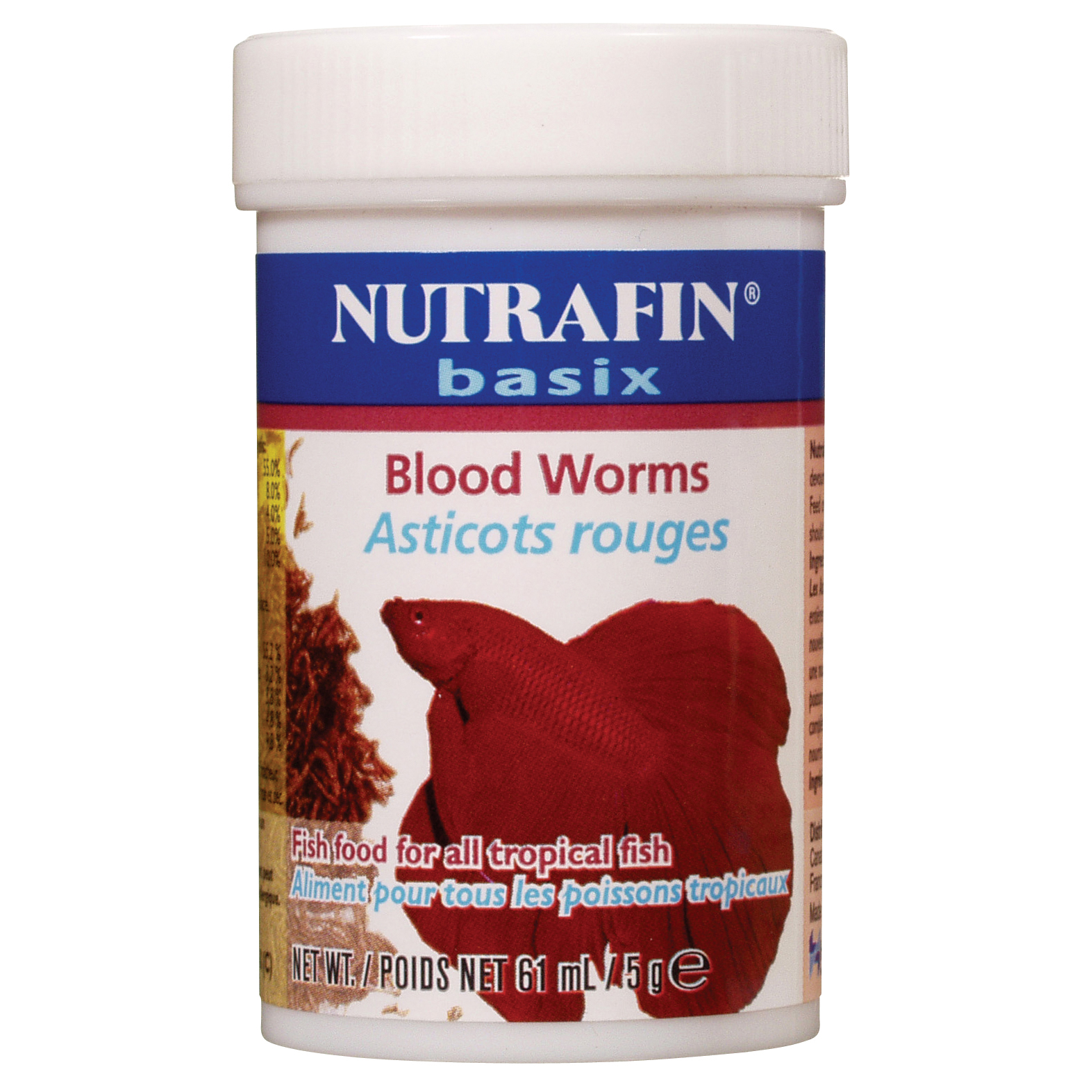 Asticots rouges lyophilisés Nutrafin basix