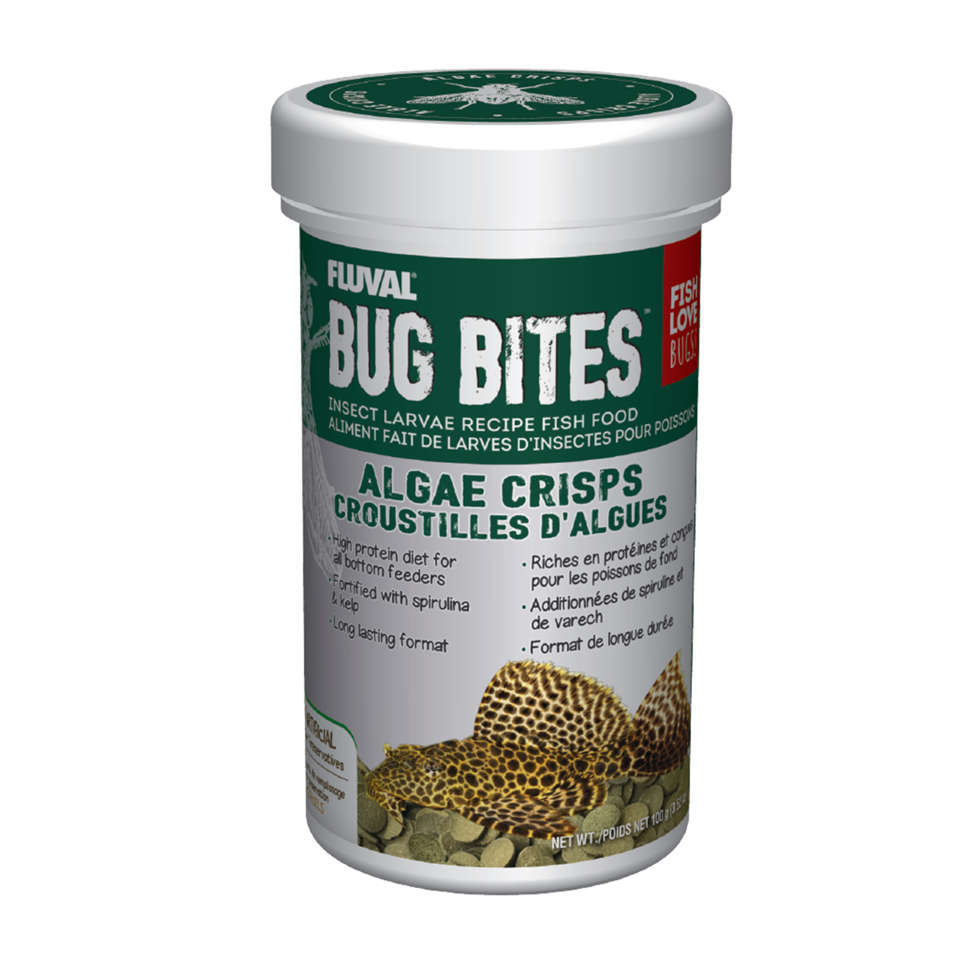Croustilles Bug Bites Fluval - Algues