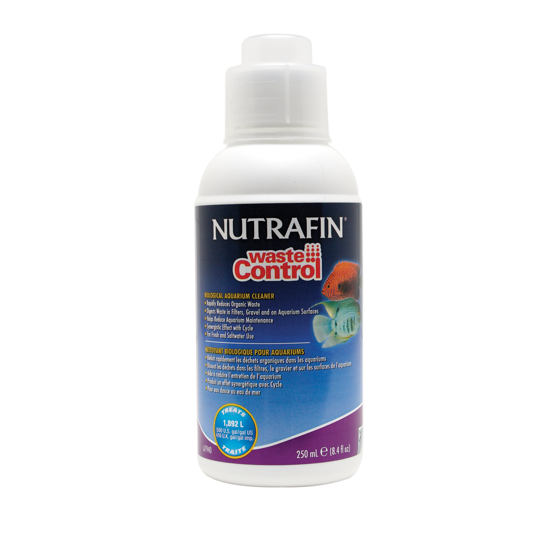 Nettoyant biologique Waste Control Nutrafin pour aquariums