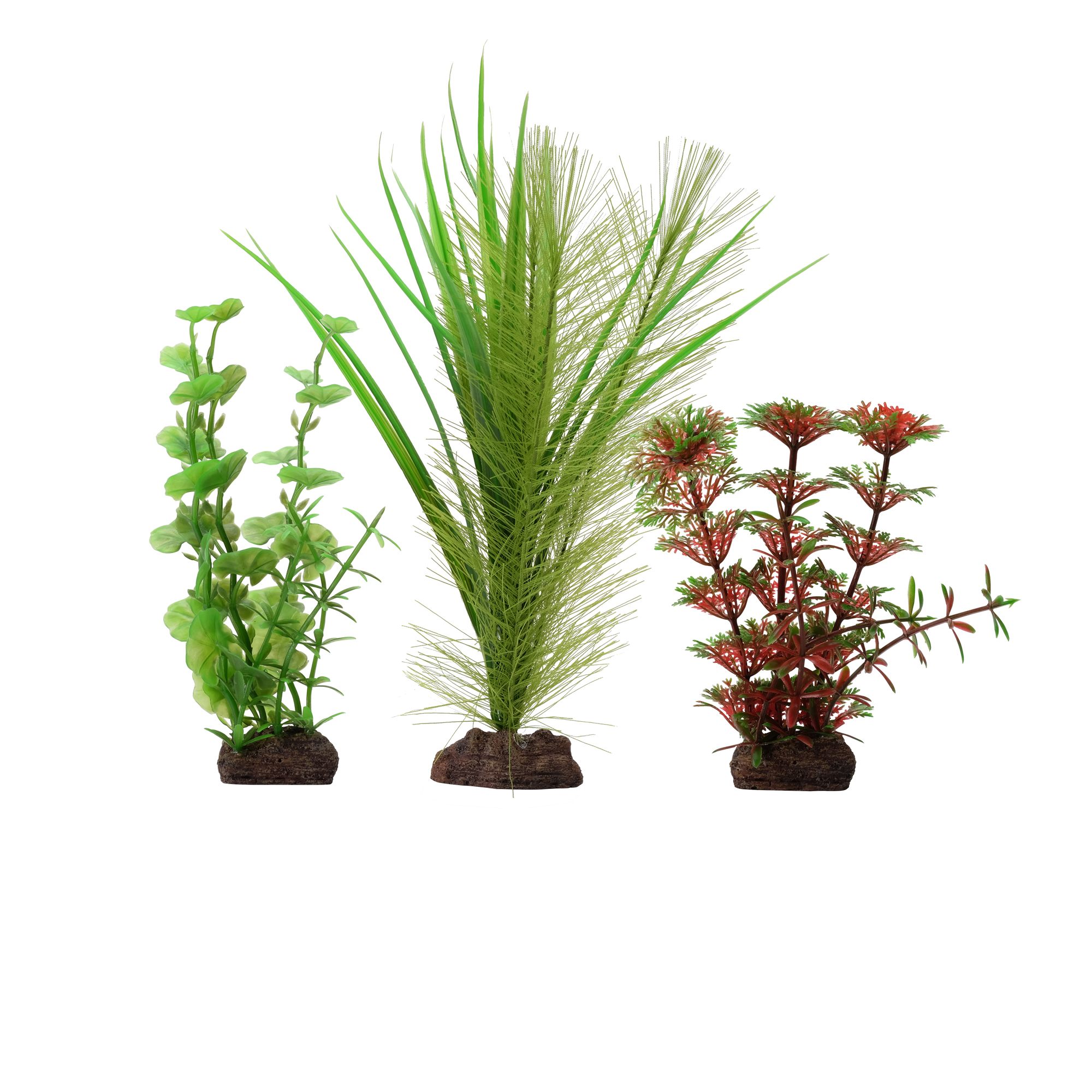 Collection de 3 plantes Limnophila rouge Plant Scapes Aqualife Fluval 10-20cm