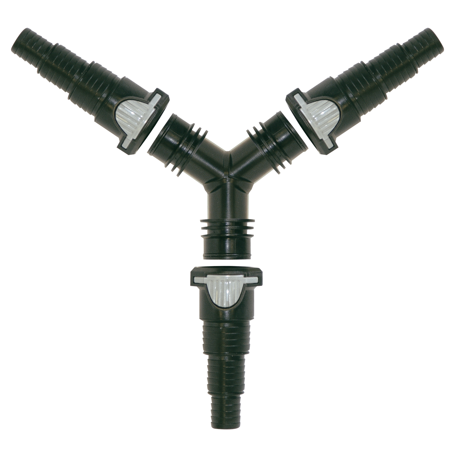 Raccord en Y Laguna avec 3 raccords autobloquants de 32 mm (1 1/4  po)