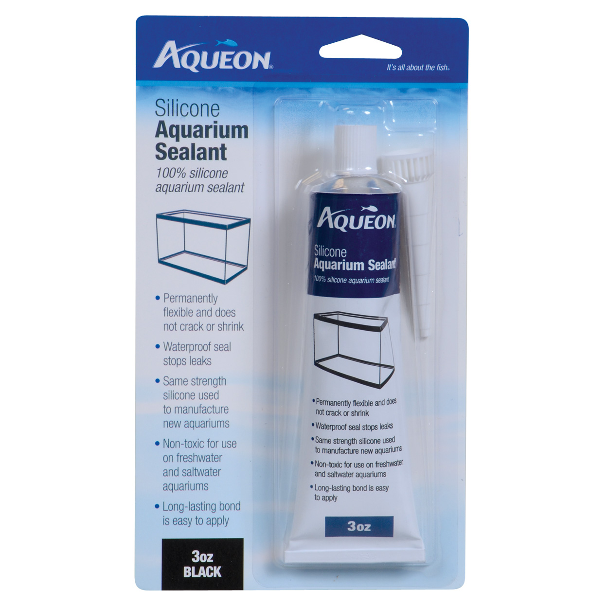 Aqueon Silicone Aquarium Sealant - Black