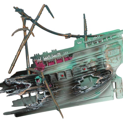 Penn Plax Action-Air Half Shipwreck
