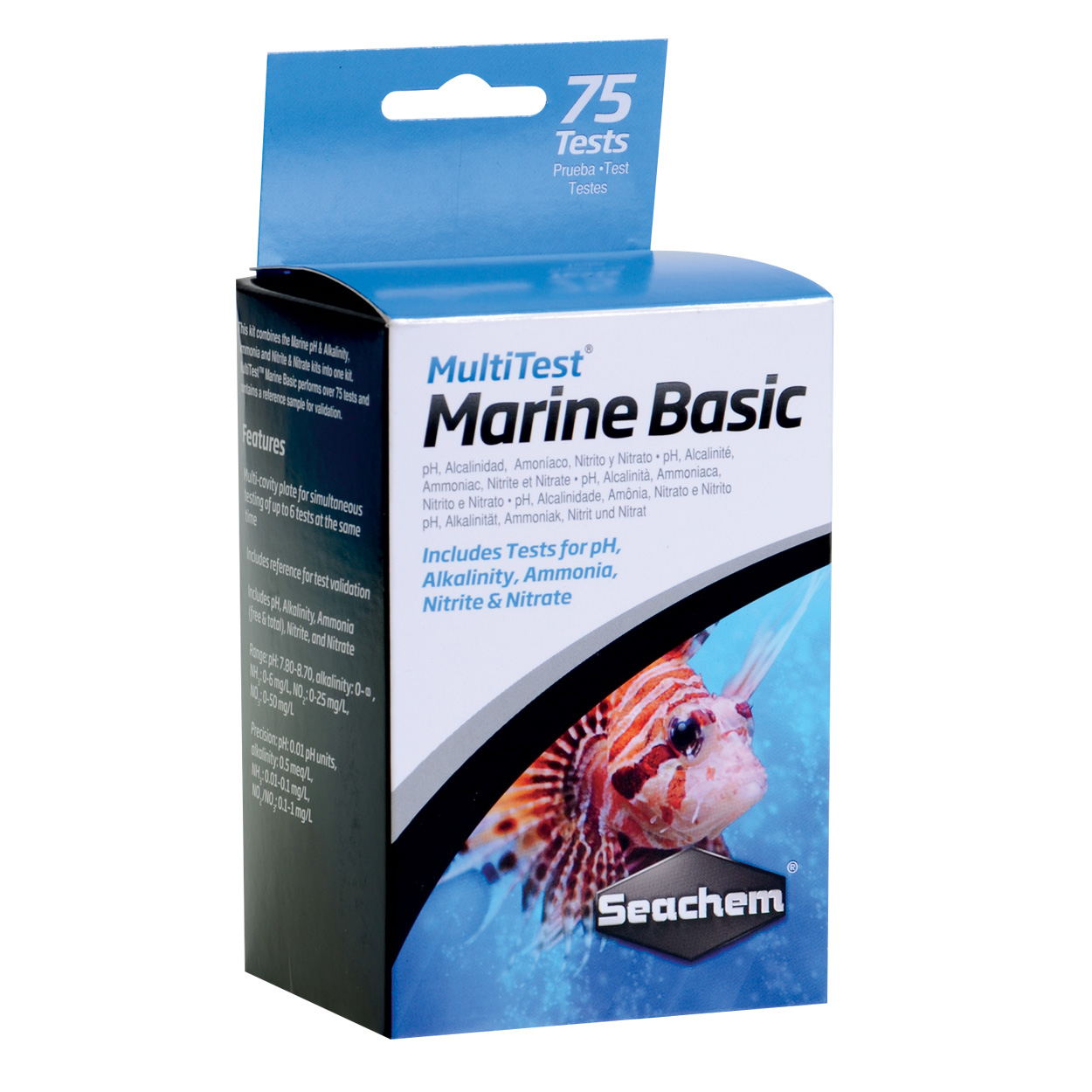 Seachem MultiTest Marine Basic - 75+ Tests