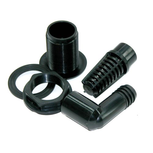 Lifegard Aquatics Slip Bulkhead Fitting Kit 3/4