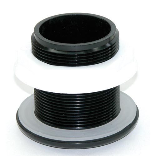 Lifegard Aquatics Standard Threaded Bulkhead 1-1/2