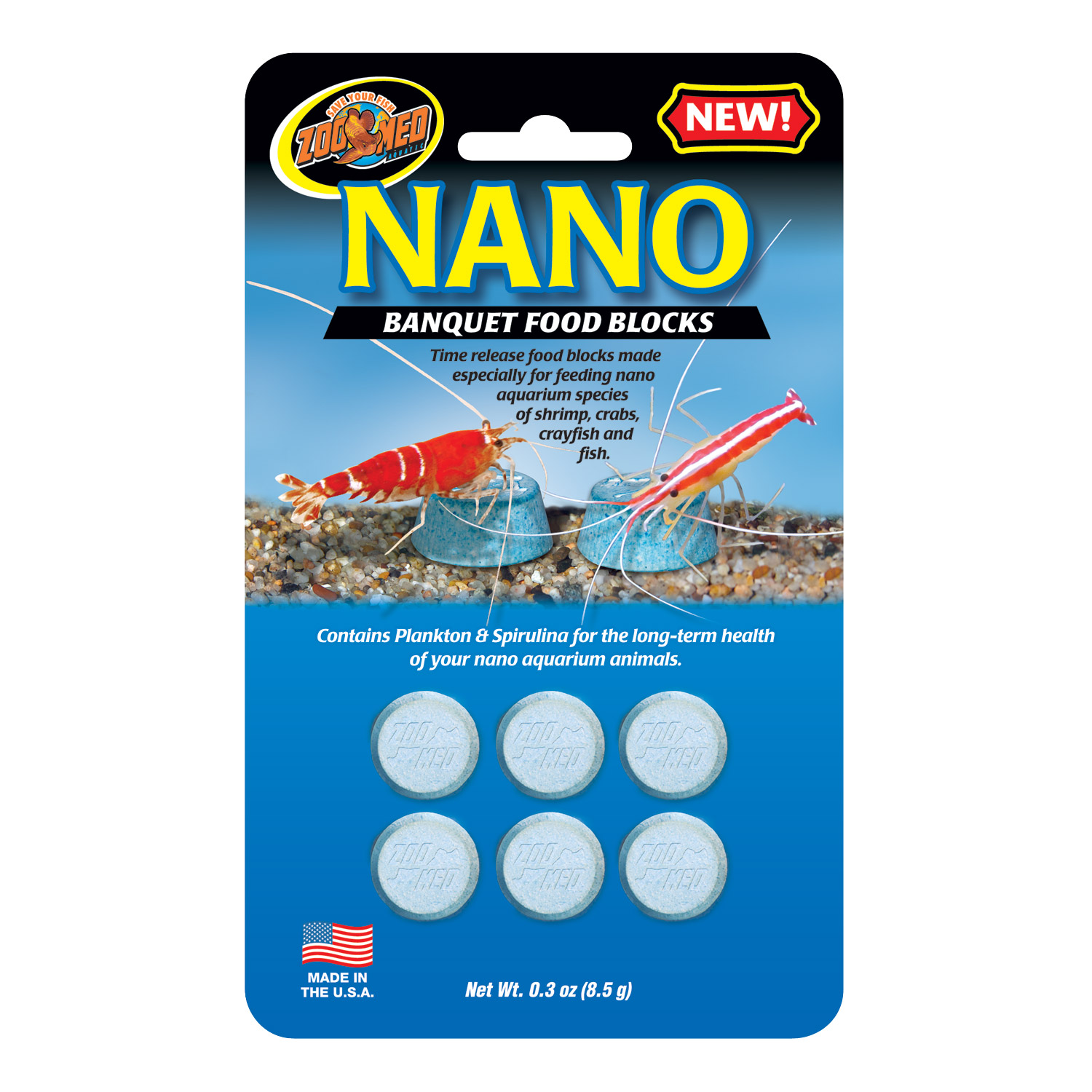 Zoo Med Nano Banquet Food Blocks