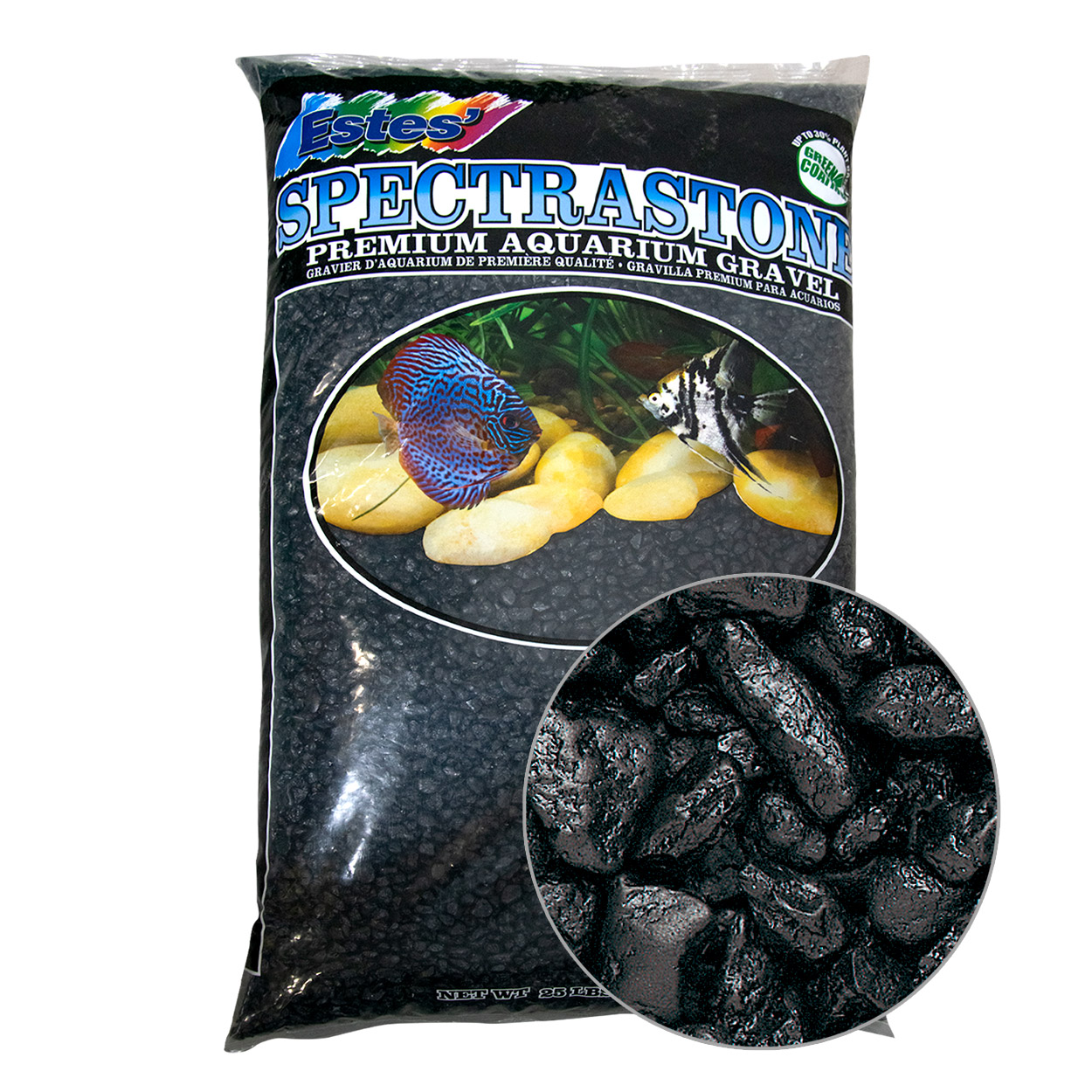 Estes Special Spectrastone Gravel Black