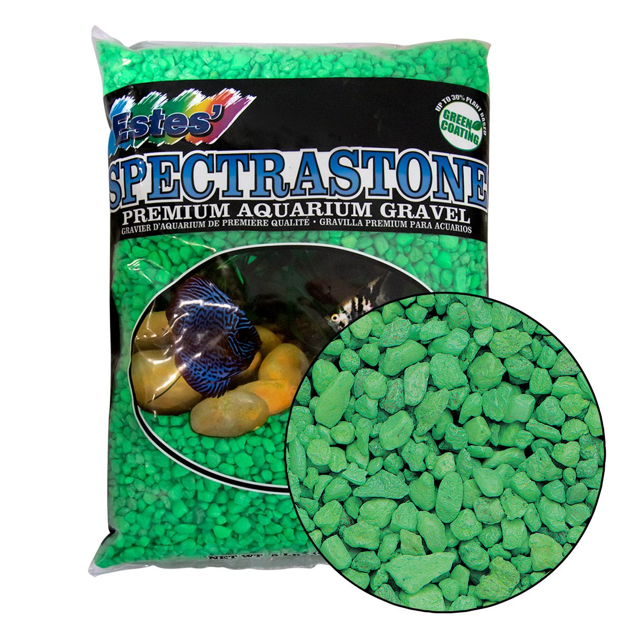 Estes PermaGlo Gravel - Green