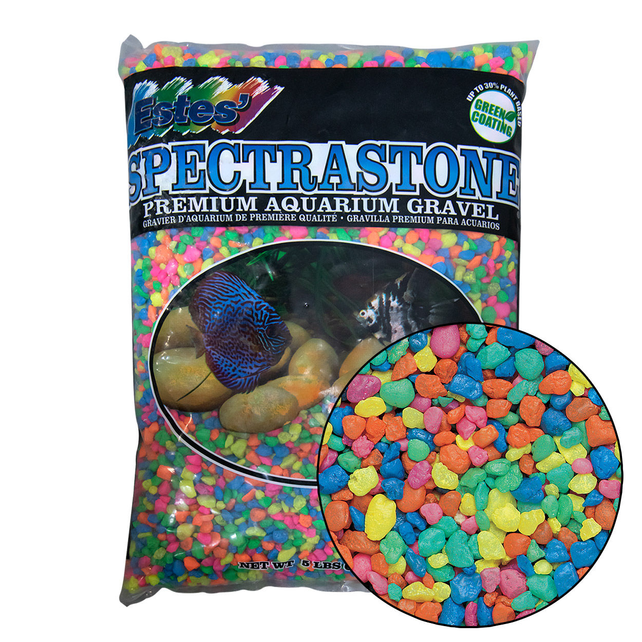 Estes PermaGlo Gravel - Rainbow