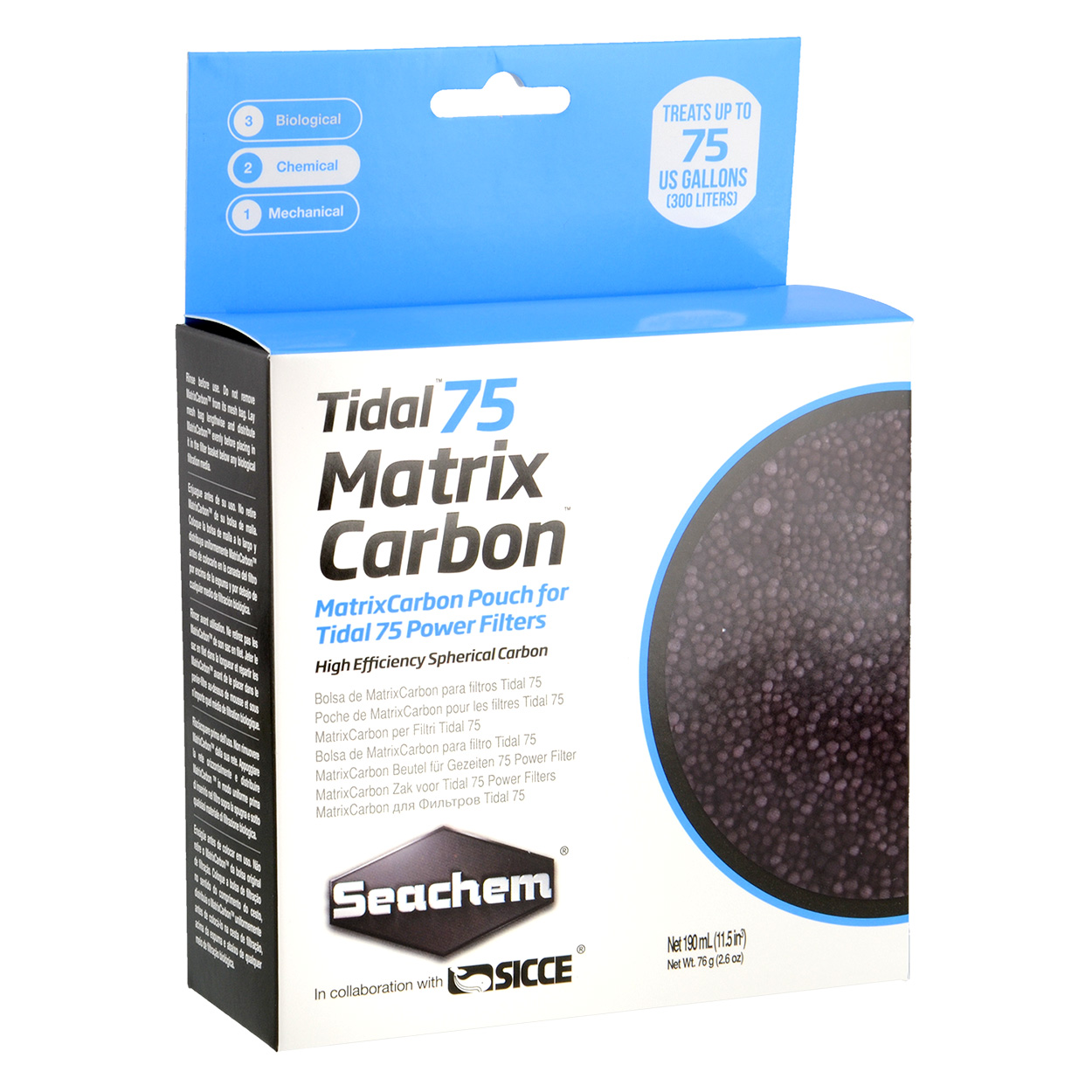Seachem Tidal 75 Matrix Carbon