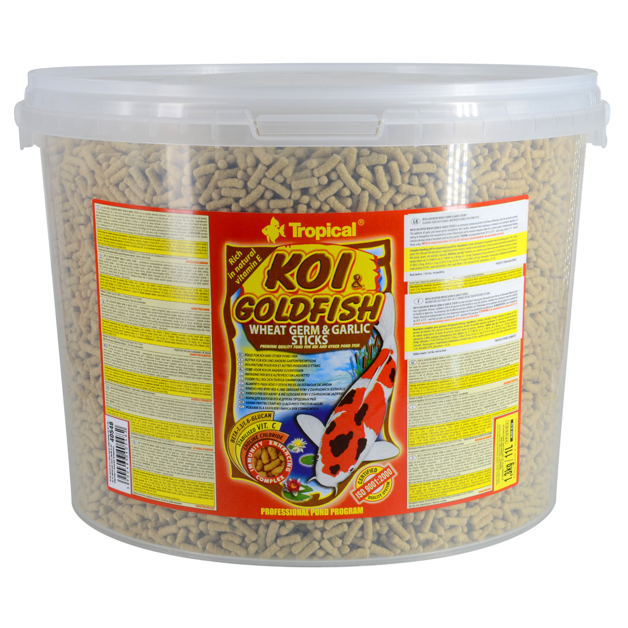 Tropical Koi & Goldfish Wheat Germ & Garlic Sticks