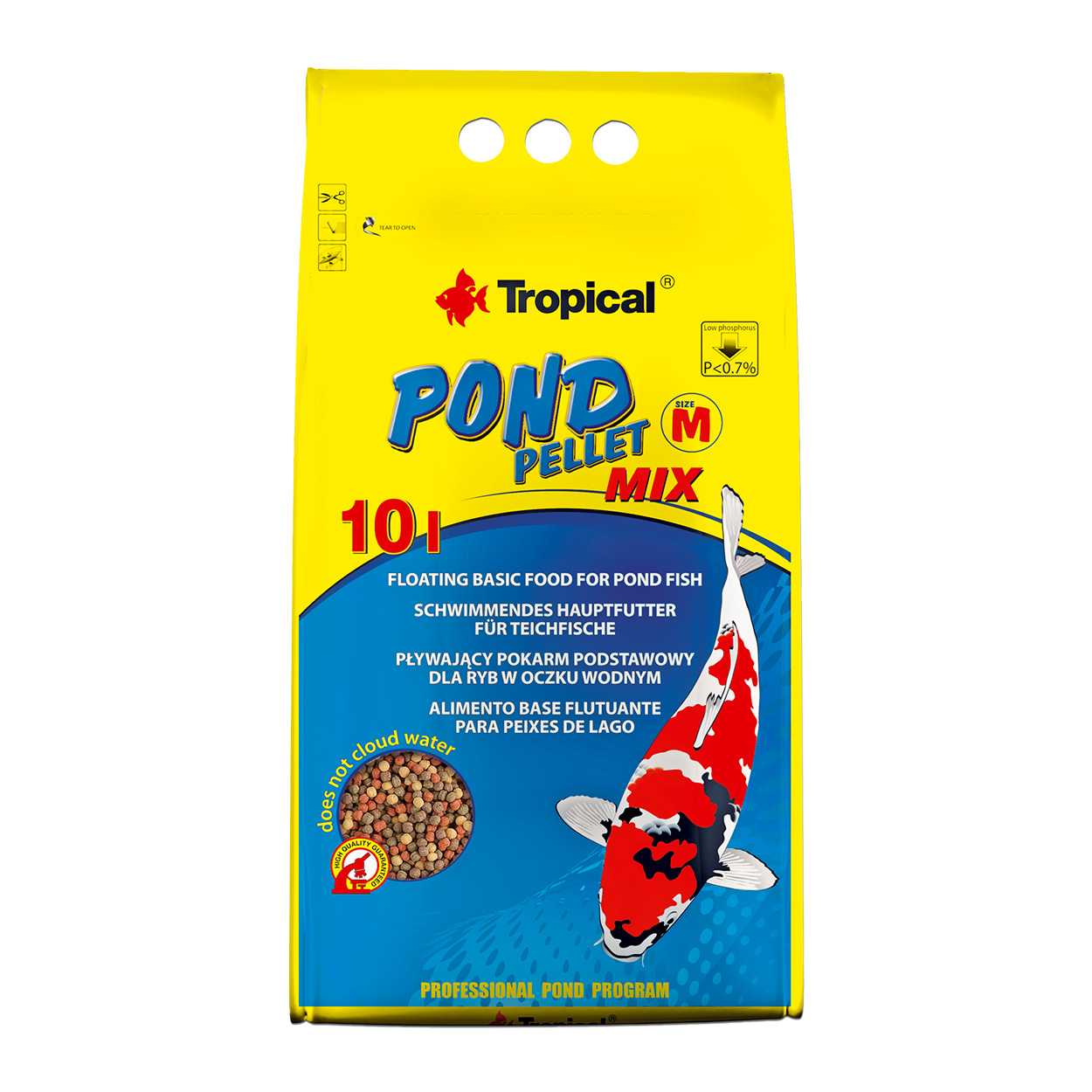Tropical Pond Pellet Mix - Medium