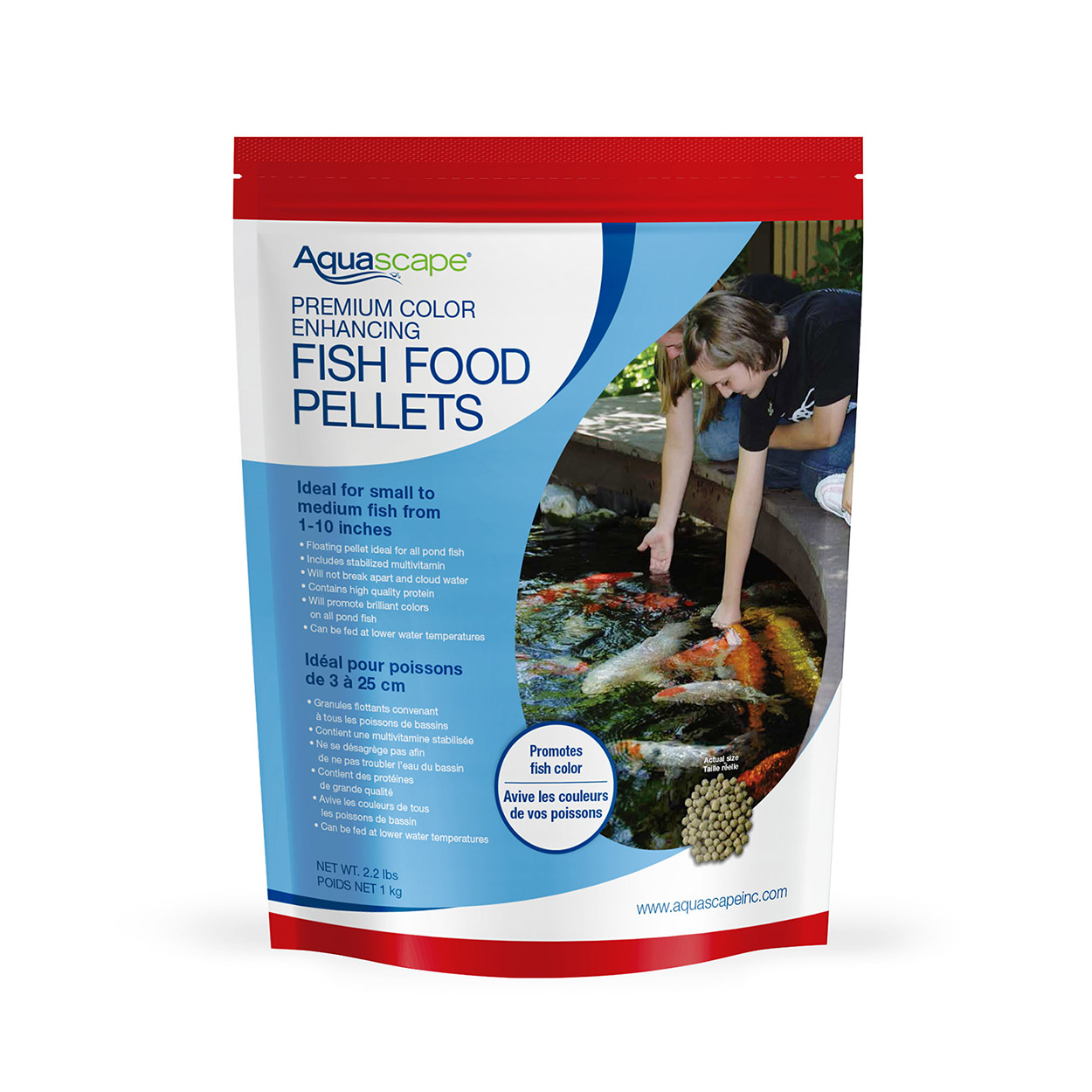 Aquascape Premium Color Enhancing Fish Food Pellets