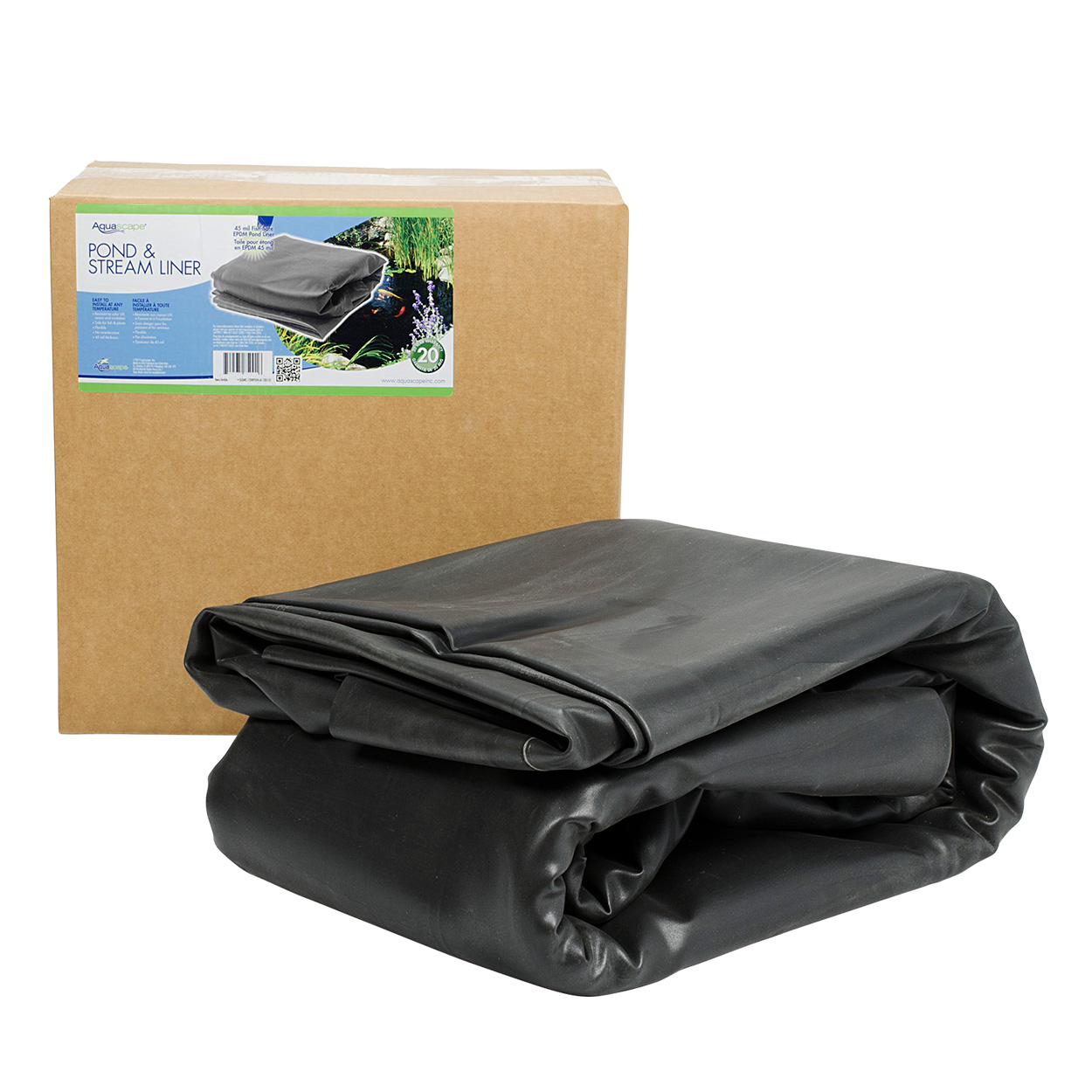Aquascape 45 Mil Boxed EPDM Pond & Stream Liner 15 ft x 15 ft