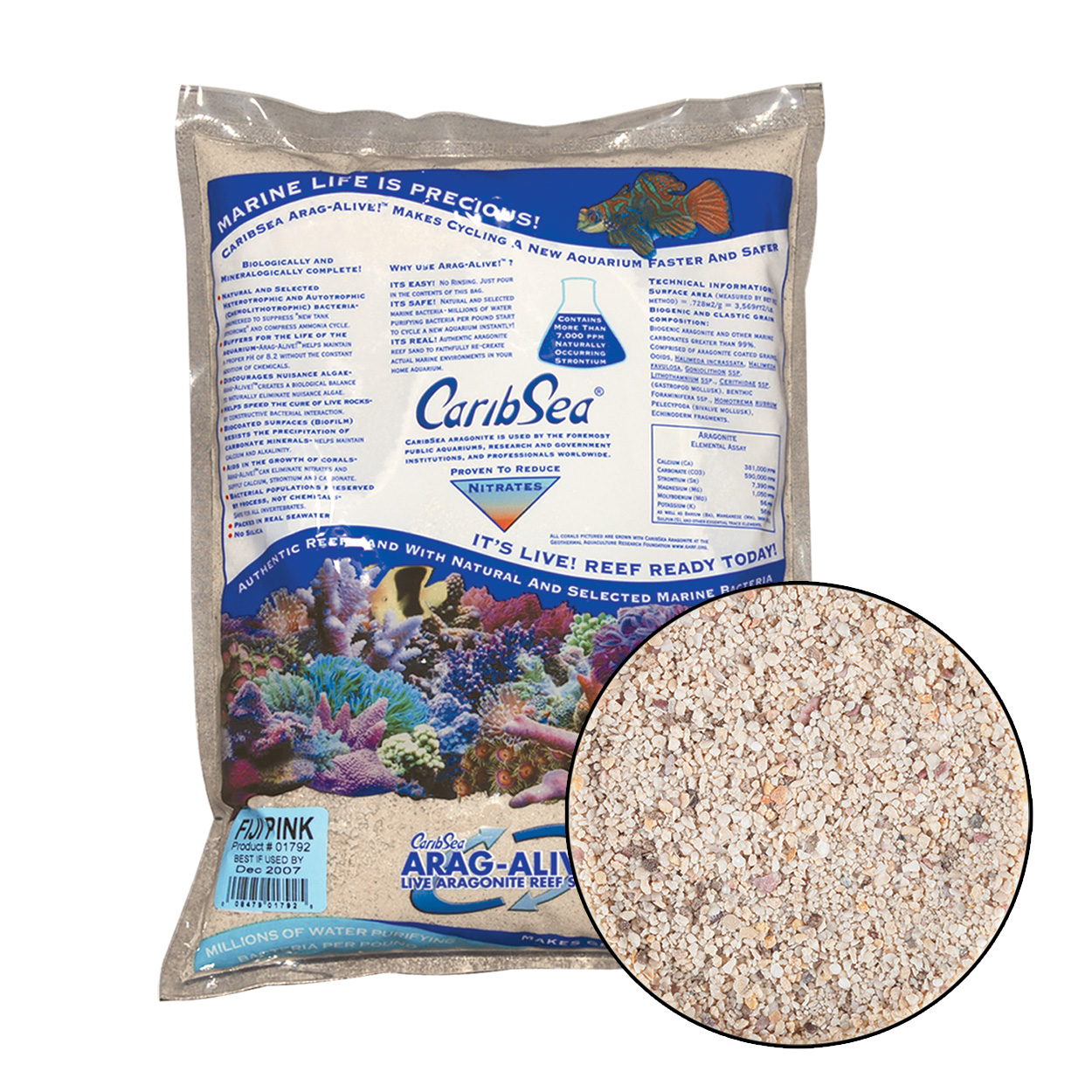 CaribSea Arag-Alive! Fiji Pink