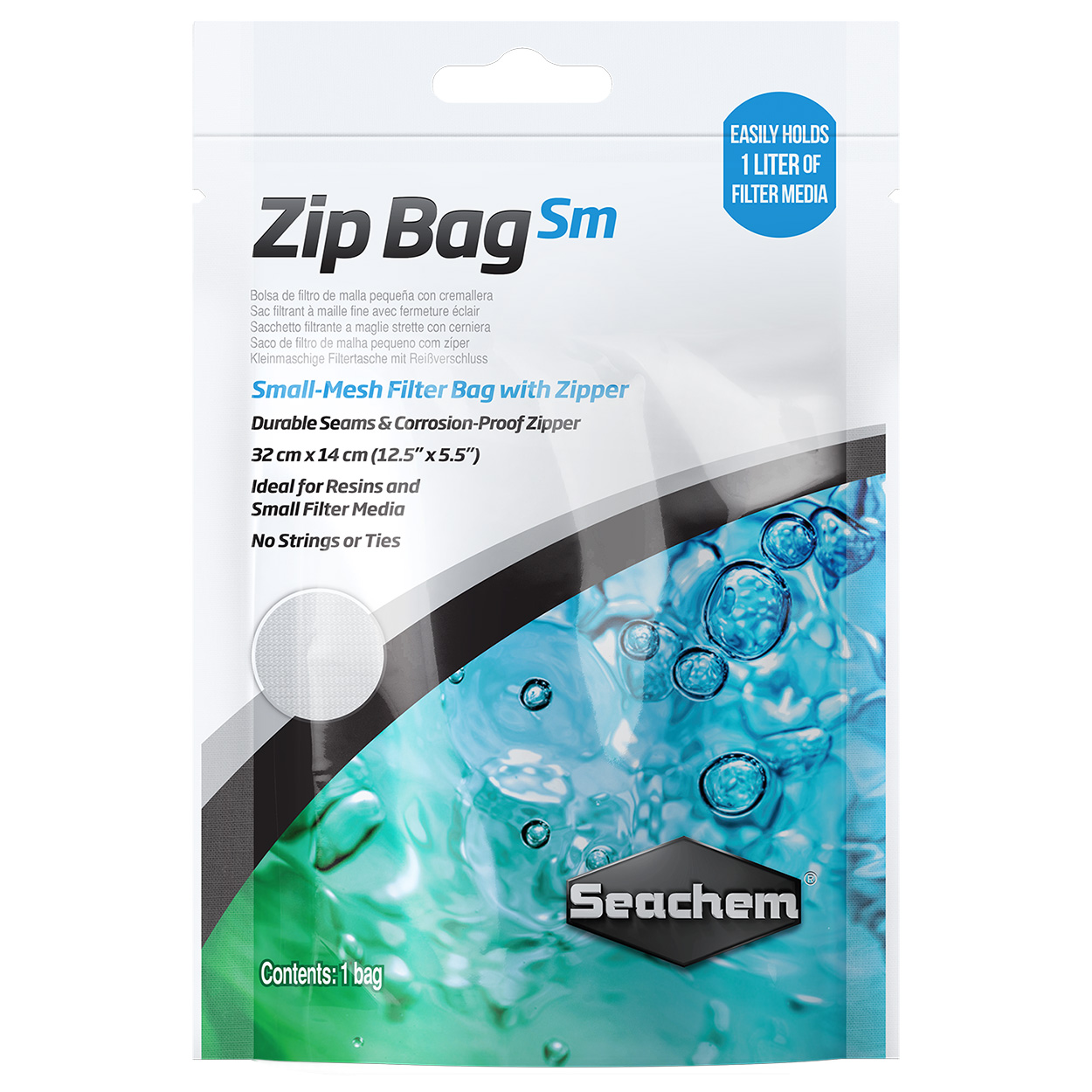 Seachem Zip Bag Small Mesh 12.5x5.5