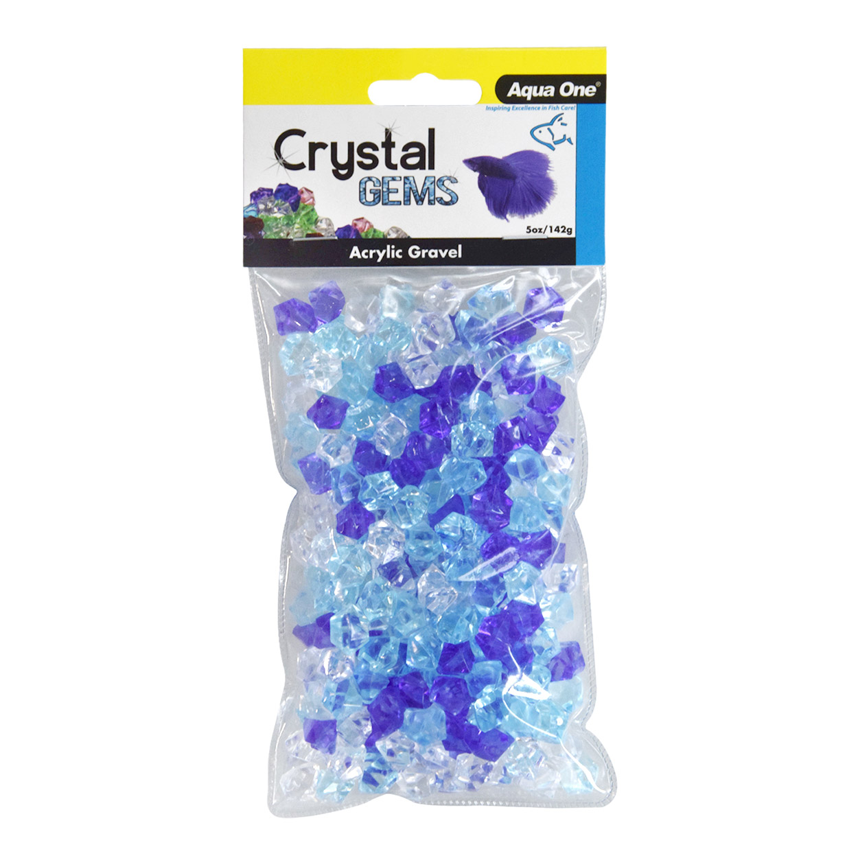 Aqua One Crystal Gems Acrylic Gravel Frosty Blue
