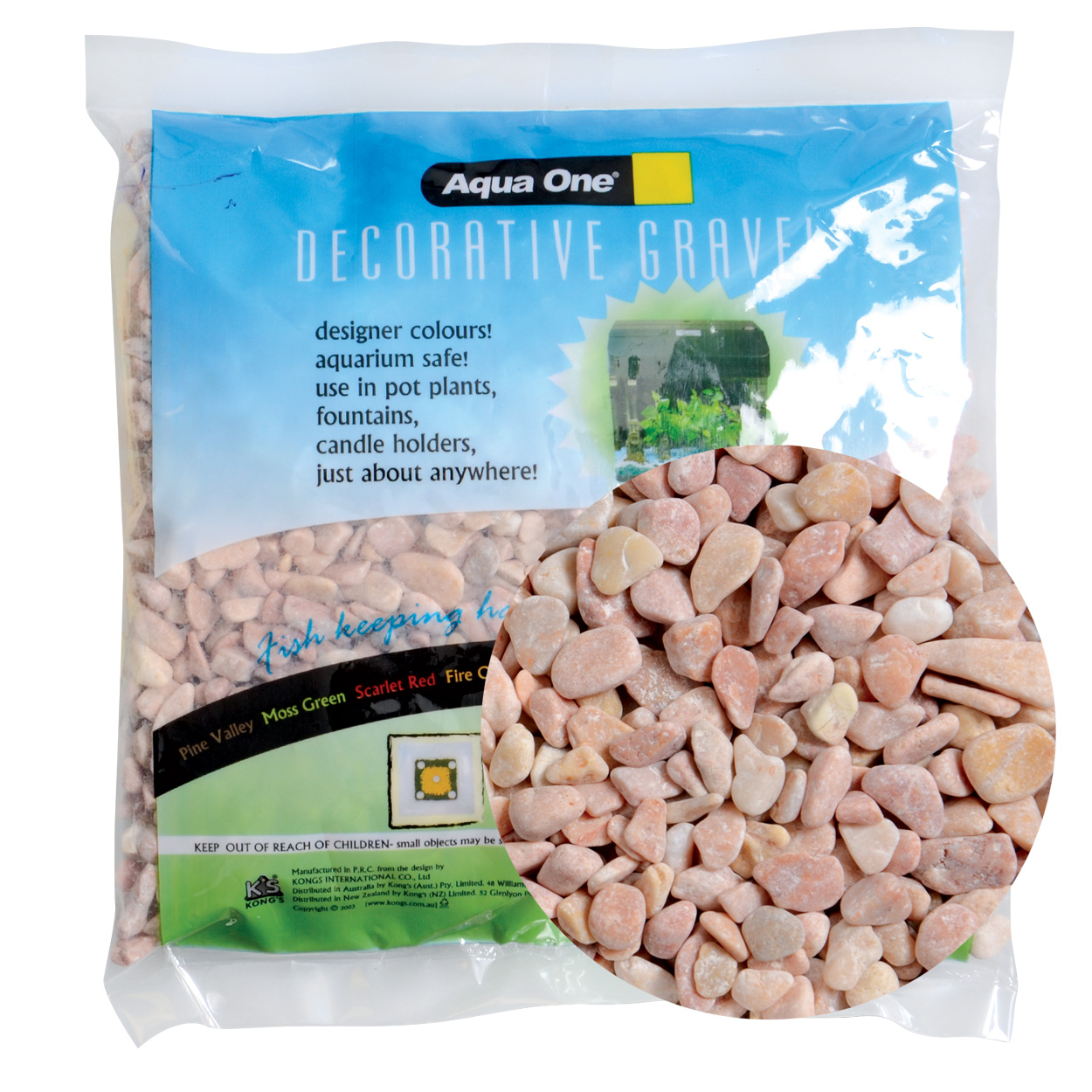 Seapora Decorative Gravel Red Hot