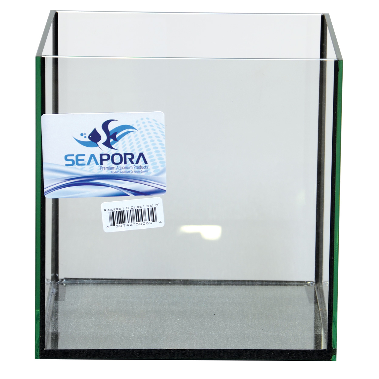 Seapora Rimless Cube Aquarium 3.4GAL