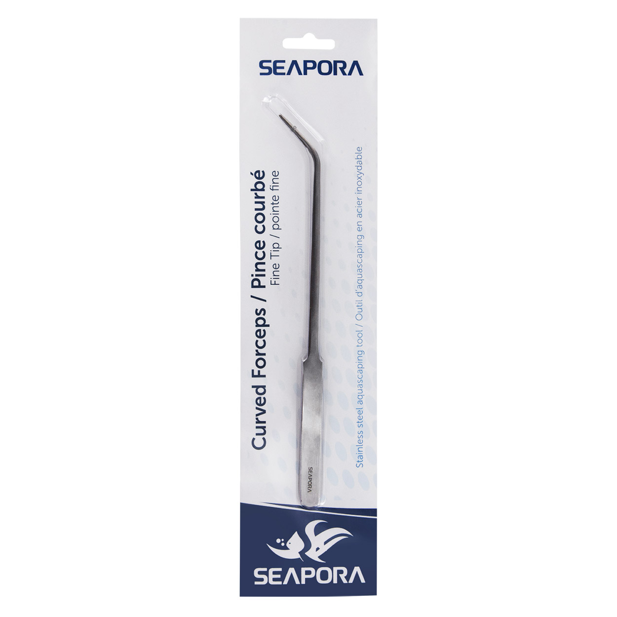 Seapora Forceps Curved - Fine - 10