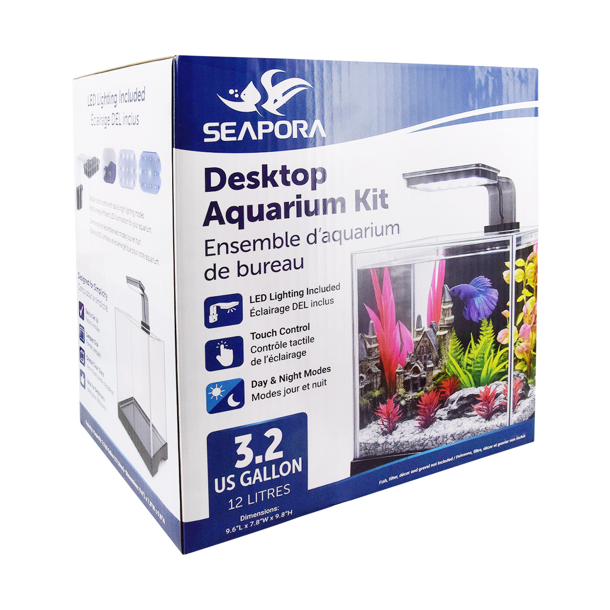 Seapora LED Aquarium 12L