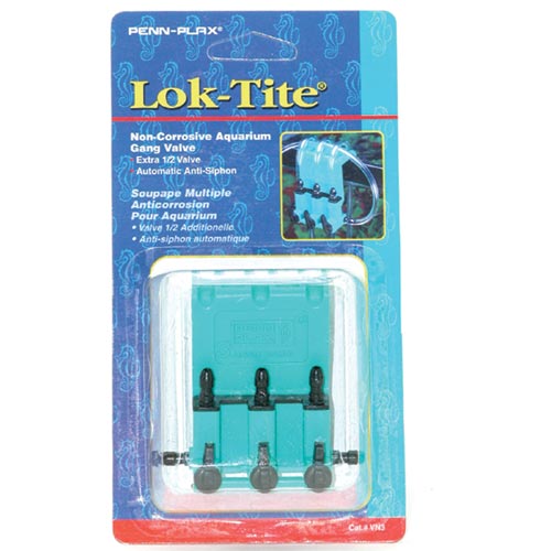 Penn Plax Lok-Tite Gang Valve 3 Outlet