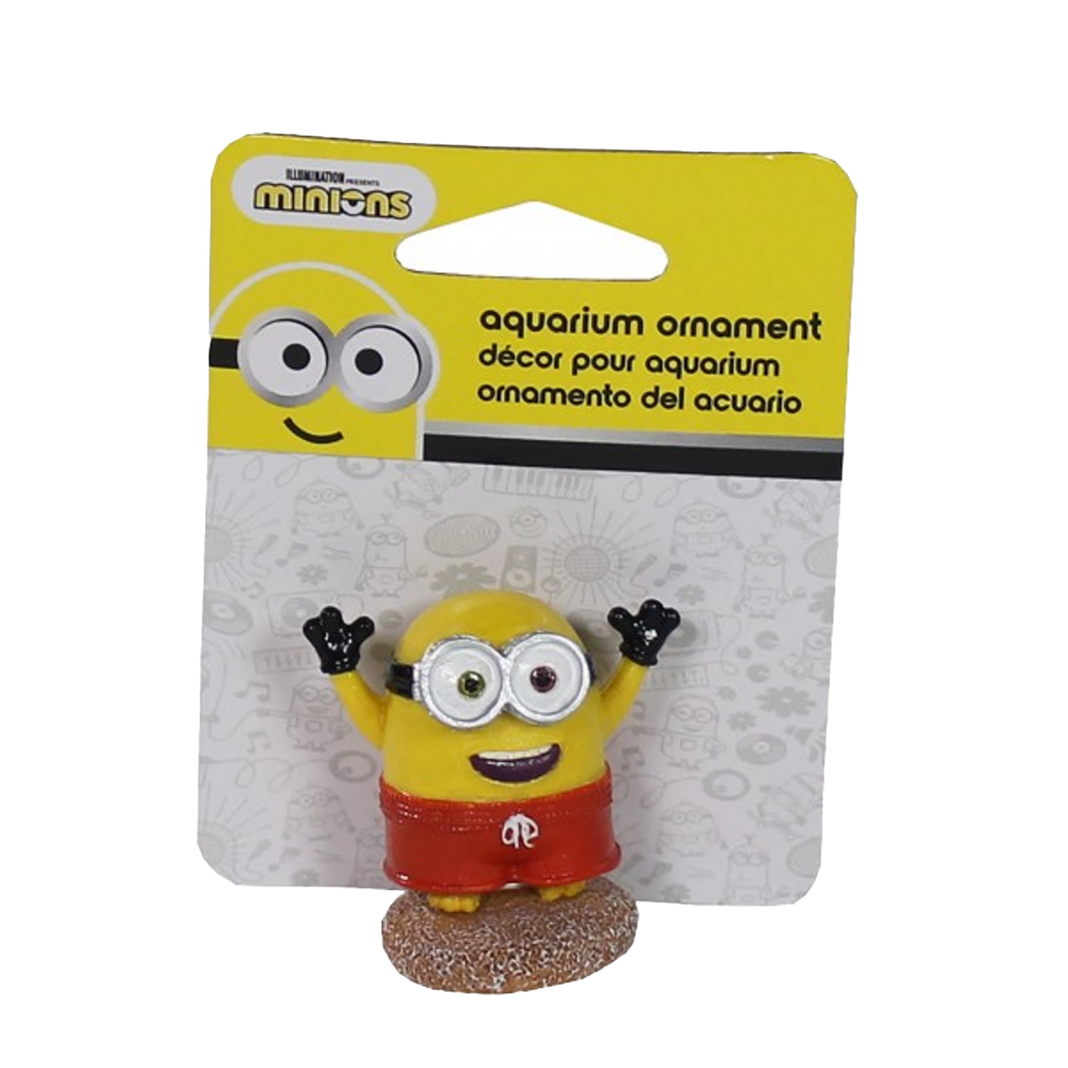 Penn Plax Minions Beach Buddies Ornament Bob - Mini