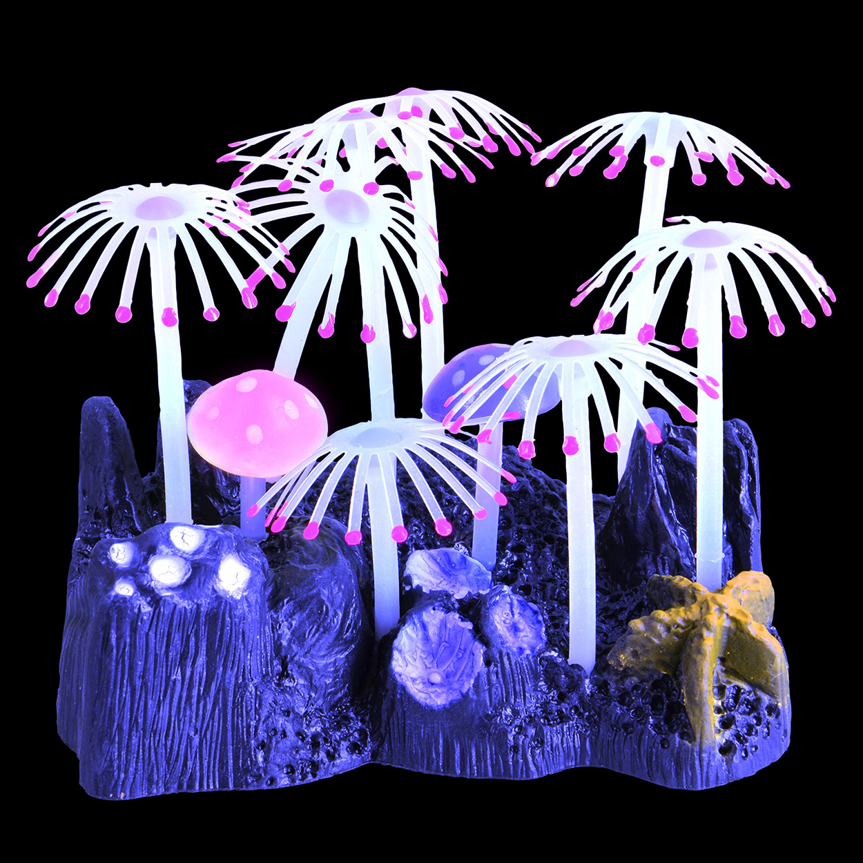 Underwater Treasures Glowing Mushroom Garden