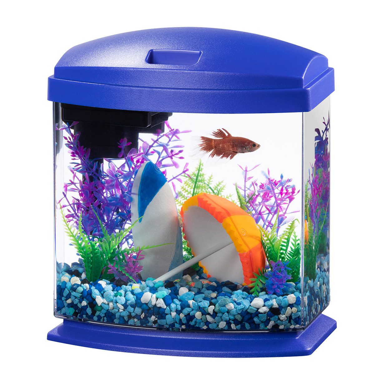 Aqueon LED MiniBow SmartClean - Blue - 1GAL
